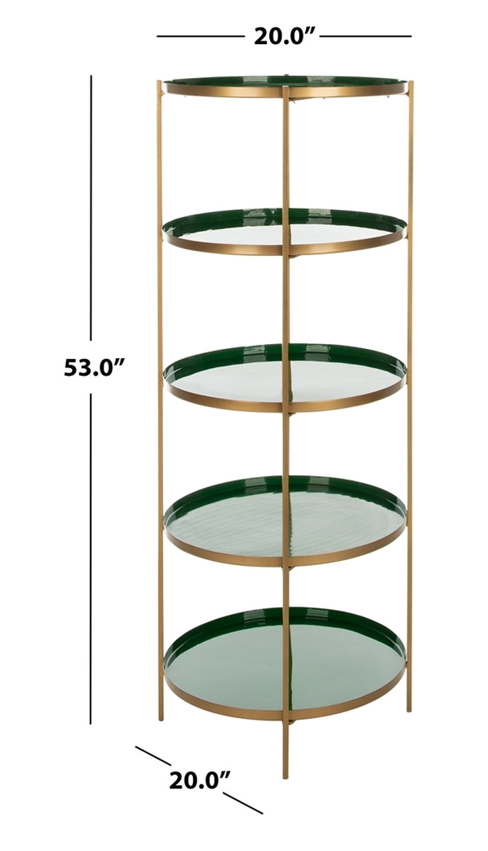 Tia Round 5 Tier Etagere Bookshelf Safavieh Four Hands, Burke Decor, Mid Century Modern Furniture, Old Bones Furniture Company, Old Bones Co, Modern Mid Century, Designer Furniture, https://www.oldbonesco.com/
