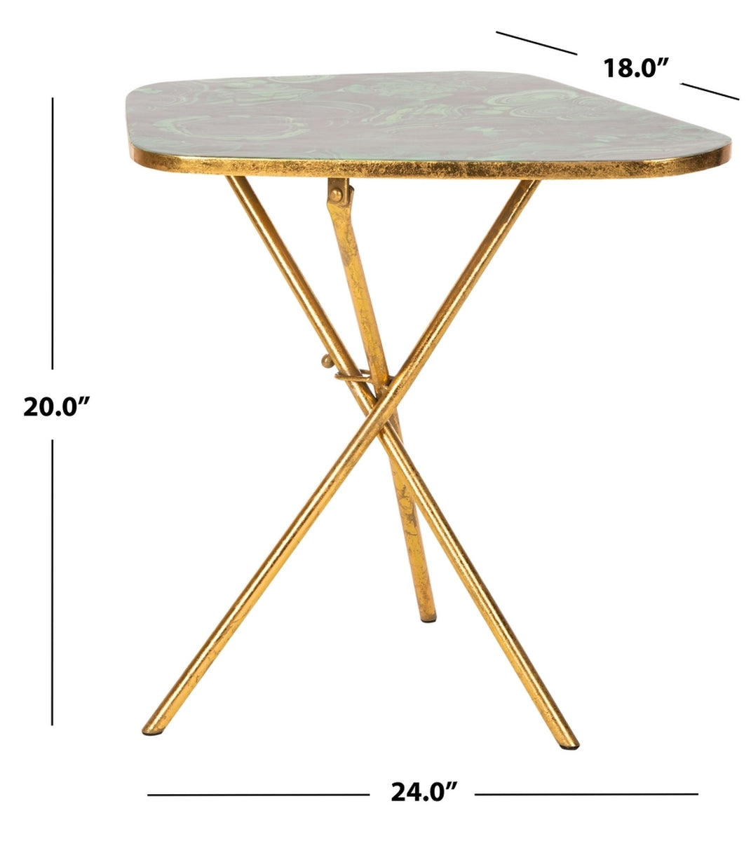 Zamara Faux Agate Side Table Side Table Safavieh Four Hands, Burke Decor, Mid Century Modern Furniture, Old Bones Furniture Company, Old Bones Co, Modern Mid Century, Designer Furniture, https://www.oldbonesco.com/