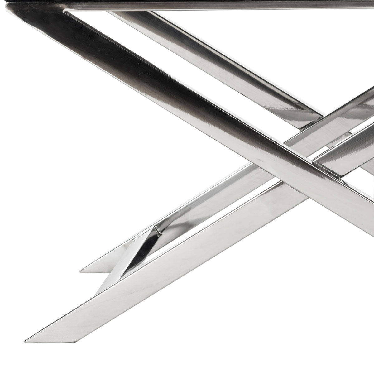 Celine Bonded Leather Chrome Cross Leg Chair Lounge Chair Safavieh Four Hands, Burke Decor, Mid Century Modern Furniture, Old Bones Furniture Company, Old Bones Co, Modern Mid Century, Designer Furniture, https://www.oldbonesco.com/