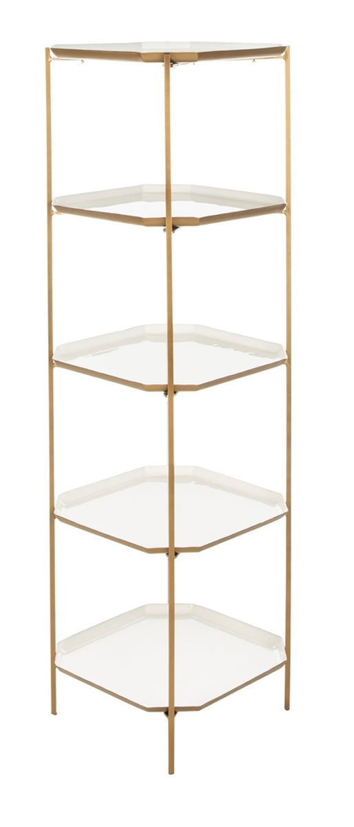 Sylvie 5 Tier Etagere Bookshelf Safavieh Four Hands, Burke Decor, Mid Century Modern Furniture, Old Bones Furniture Company, Old Bones Co, Modern Mid Century, Designer Furniture, https://www.oldbonesco.com/