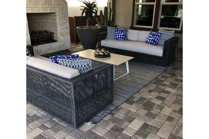 Milano Sofa Outdoor Sunset West Four Hands, Burke Decor, Mid Century Modern Furniture, Old Bones Furniture Company, Old Bones Co, Modern Mid Century, Designer Furniture, https://www.oldbonesco.com/