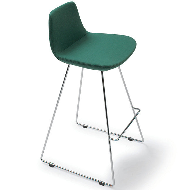 Pera Stool Counter HT 24" Emerald GreenBar Stool Nuans Counter HT 24" Emerald Green Four Hands, Burke Decor, Mid Century Modern Furniture, Old Bones Furniture Company, Old Bones Co, Modern Mid Century, Designer Furniture, https://www.oldbonesco.com/