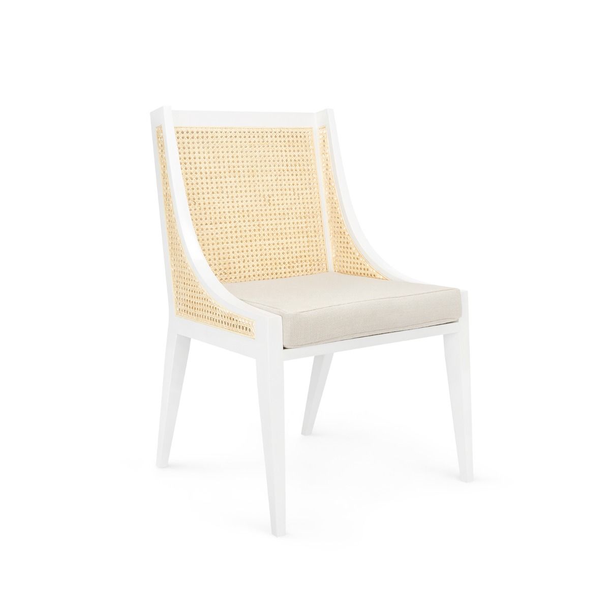 Raleigh Armchair WhiteDining Chair Bungalow 5 White Four Hands, Burke Decor, Mid Century Modern Furniture, Old Bones Furniture Company, Old Bones Co, Modern Mid Century, Designer Furniture, https://www.oldbonesco.com/
