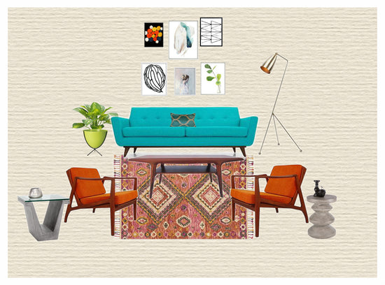Mid-Century Modern inspiration for your living room