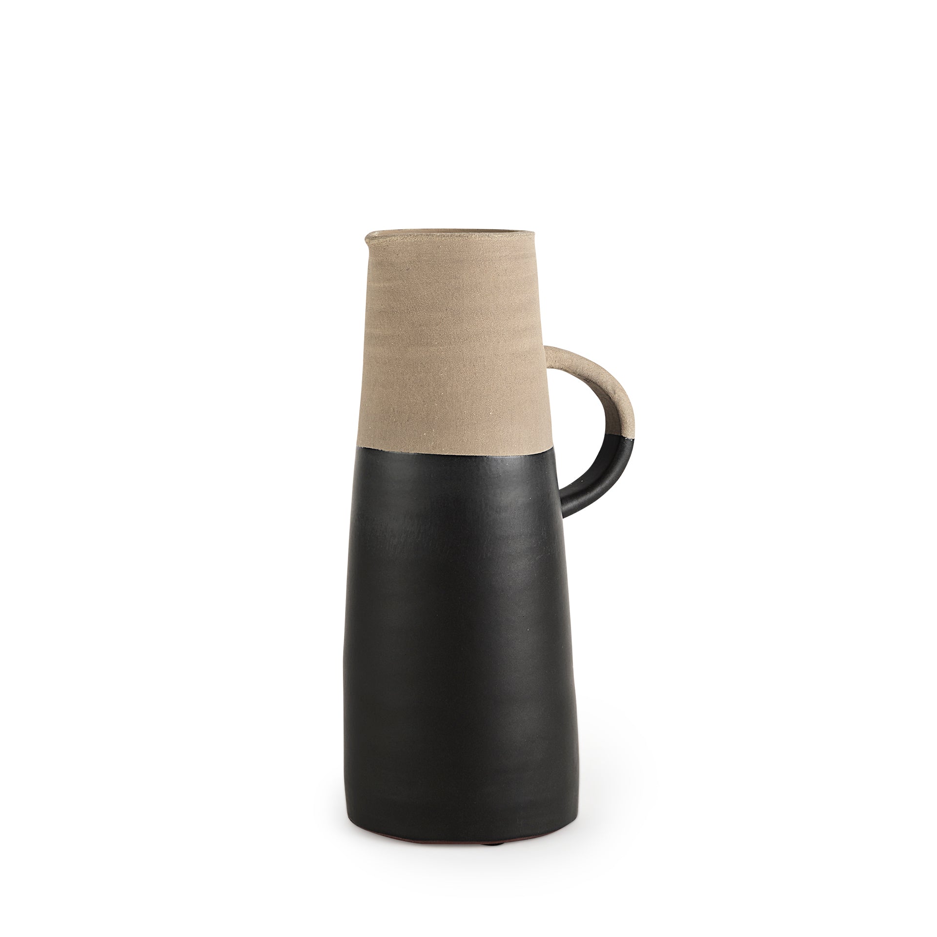 Garand 2-Toned Black with Natural Ceramic Jug Jugs Mercana Medium , Black Friday Sale Mercana Furniture Sale, Old Bones Co, Mid Century Furniture Sale, Four Hands Furniture, Black Friday Sale Garand 2-Toned Black with Natural Ceramic Jug,Gus Sale, Perigold Garand 2-Toned Black with Natural Ceramic Jug Jugs Black Friday Sale , Perigold Sale Garand 2-Toned Black with Natural Ceramic Jug,Garand 2-Toned Black with Natural Ceramic Jug Lulu and Georgia, Burke Decor Sale Garand 2-Toned Black with Natural Ceramic J
