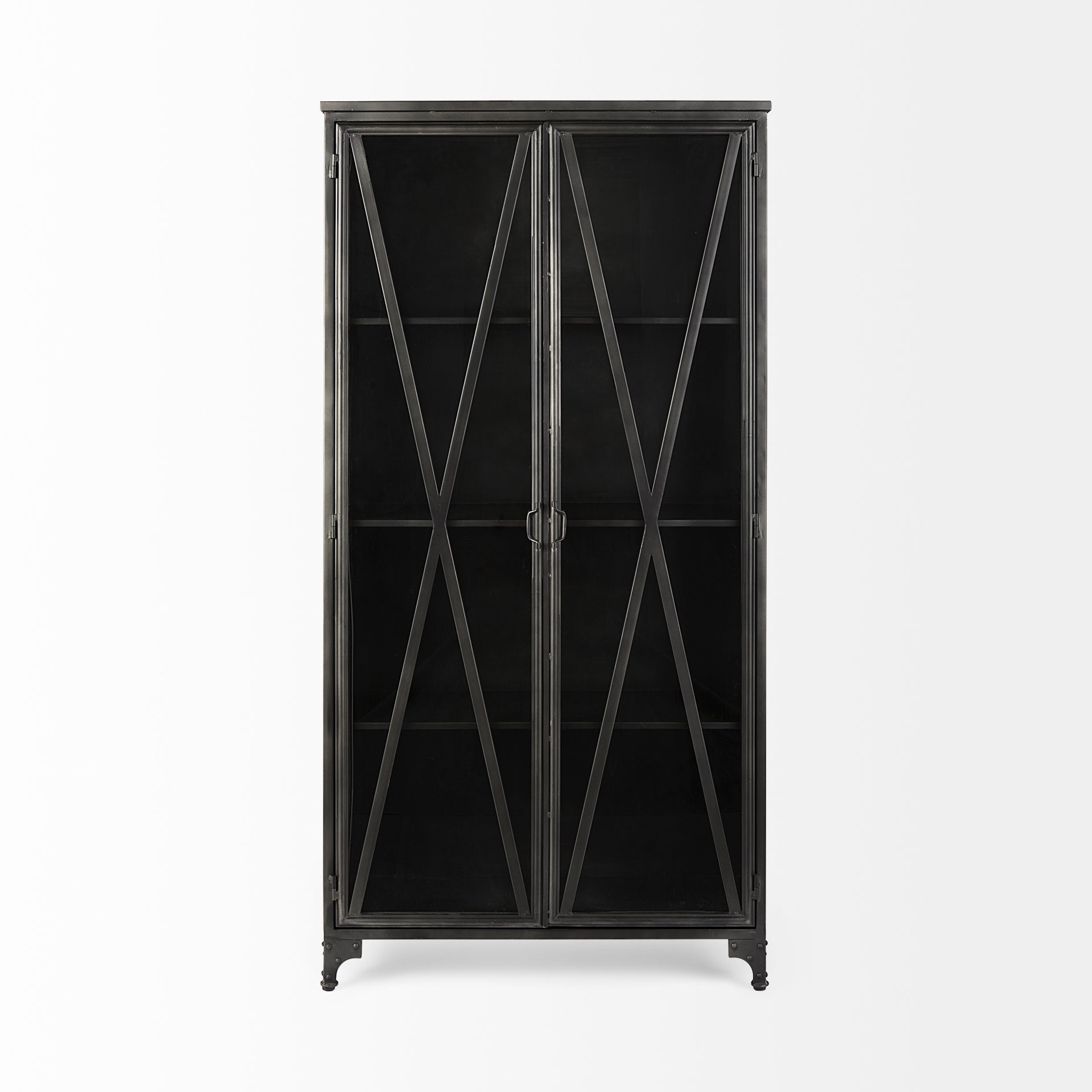 Poppy Black Metal with Glass Door Display Cabinet Tall Cabinets Mercana , Black Friday Sale Mercana Furniture Sale, Old Bones Co, Mid Century Furniture Sale, Four Hands Furniture, Black Friday Sale Poppy Black Metal with Glass Door Display Cabinet,Gus Sale, Perigold Poppy Black Metal with Glass Door Display Cabinet Tall Cabinets Black Friday Sale , Perigold Sale Poppy Black Metal with Glass Door Display Cabinet,Poppy Black Metal with Glass Door Display Cabinet Lulu and Georgia, Burke Decor Sale Poppy Black 