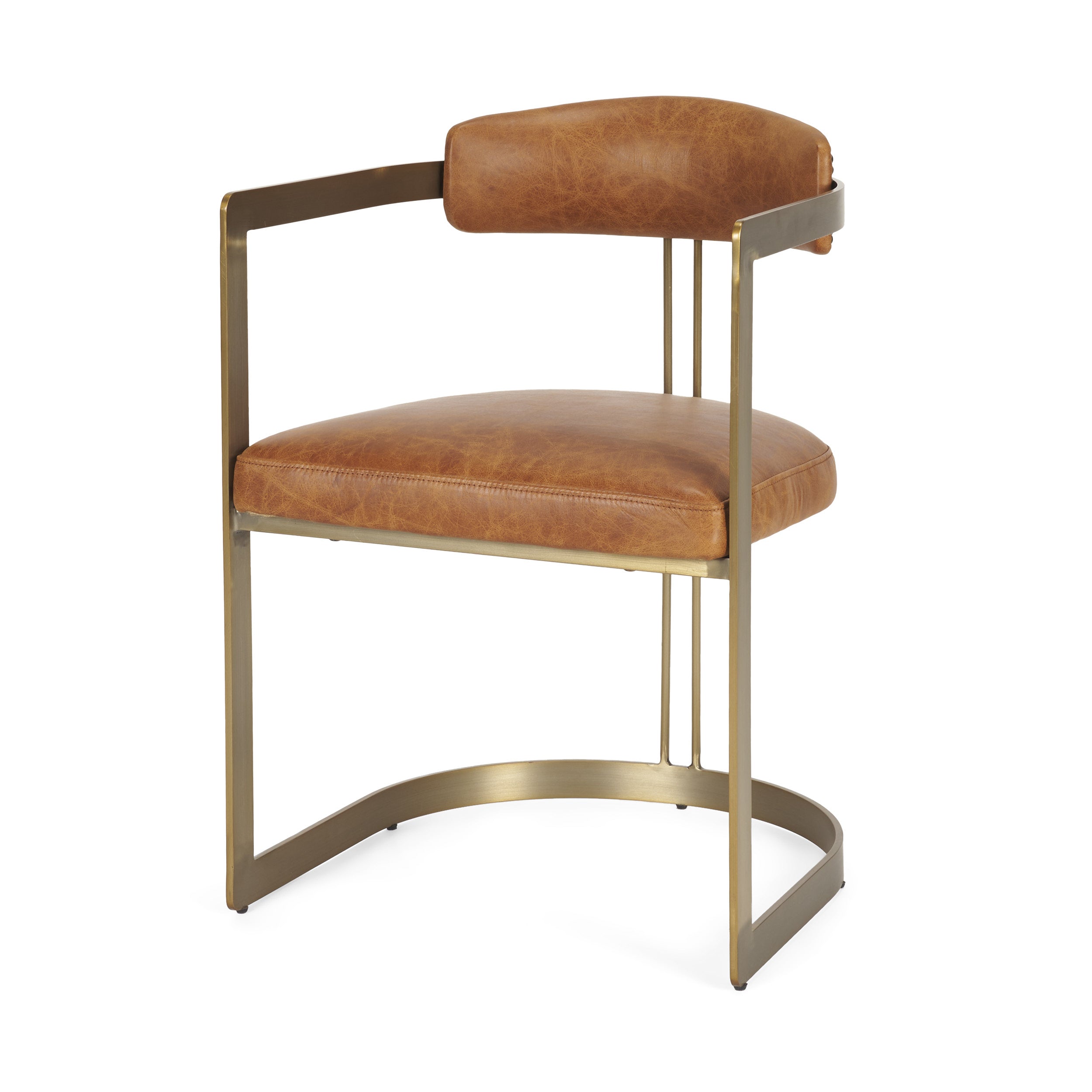 Hollyfield I Brown Leather Seat Gold Iron Frame Dining Chair Dining Chairs Mercana , Black Friday Sale Mercana Furniture Sale, Old Bones Co, Mid Century Furniture Sale, Four Hands Furniture, Black Friday Sale Hollyfield I Brown Leather Seat Gold Iron Frame Dining Chair,Gus Sale, Perigold Hollyfield I Brown Leather Seat Gold Iron Frame Dining Chair Dining Chairs Black Friday Sale , Perigold Sale Hollyfield I Brown Leather Seat Gold Iron Frame Dining Chair,Hollyfield I Brown Leather Seat Gold Iron Frame Dinin