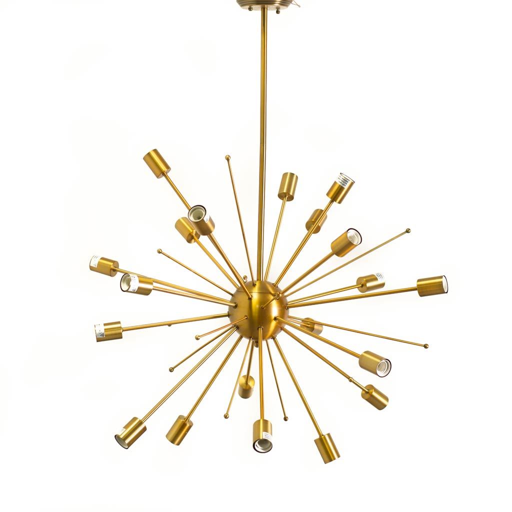Edisonna II Gold Sputnik Twenty Bulb Chandelier