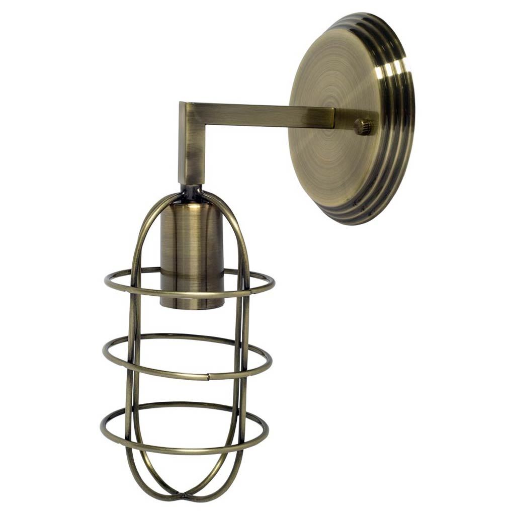 Hines II Bronze Toned Metal Bulb Cage Wall Sconce