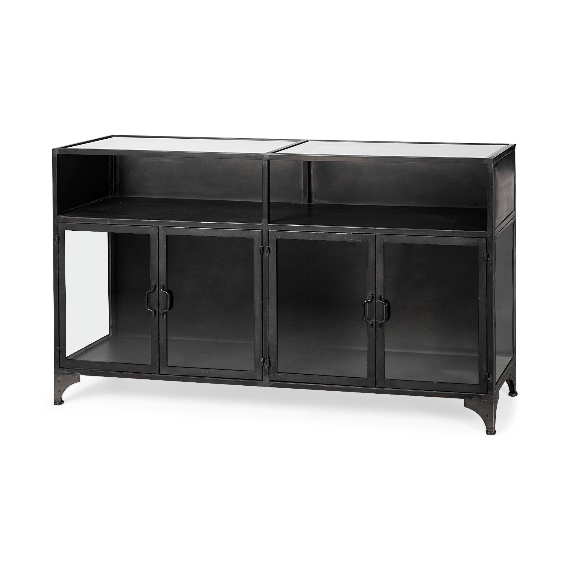 Pender Black Metal Glass Door Display Cabinet Credenzas & Sideboards Mercana , Black Friday Sale Mercana Furniture Sale, Old Bones Co, Mid Century Furniture Sale, Four Hands Furniture, Black Friday Sale Pender Black Metal Glass Door Display Cabinet,Gus Sale, Perigold Pender Black Metal Glass Door Display Cabinet Credenzas & Sideboards Black Friday Sale , Perigold Sale Pender Black Metal Glass Door Display Cabinet,Pender Black Metal Glass Door Display Cabinet Lulu and Georgia, Burke Decor Sale Pender Black M