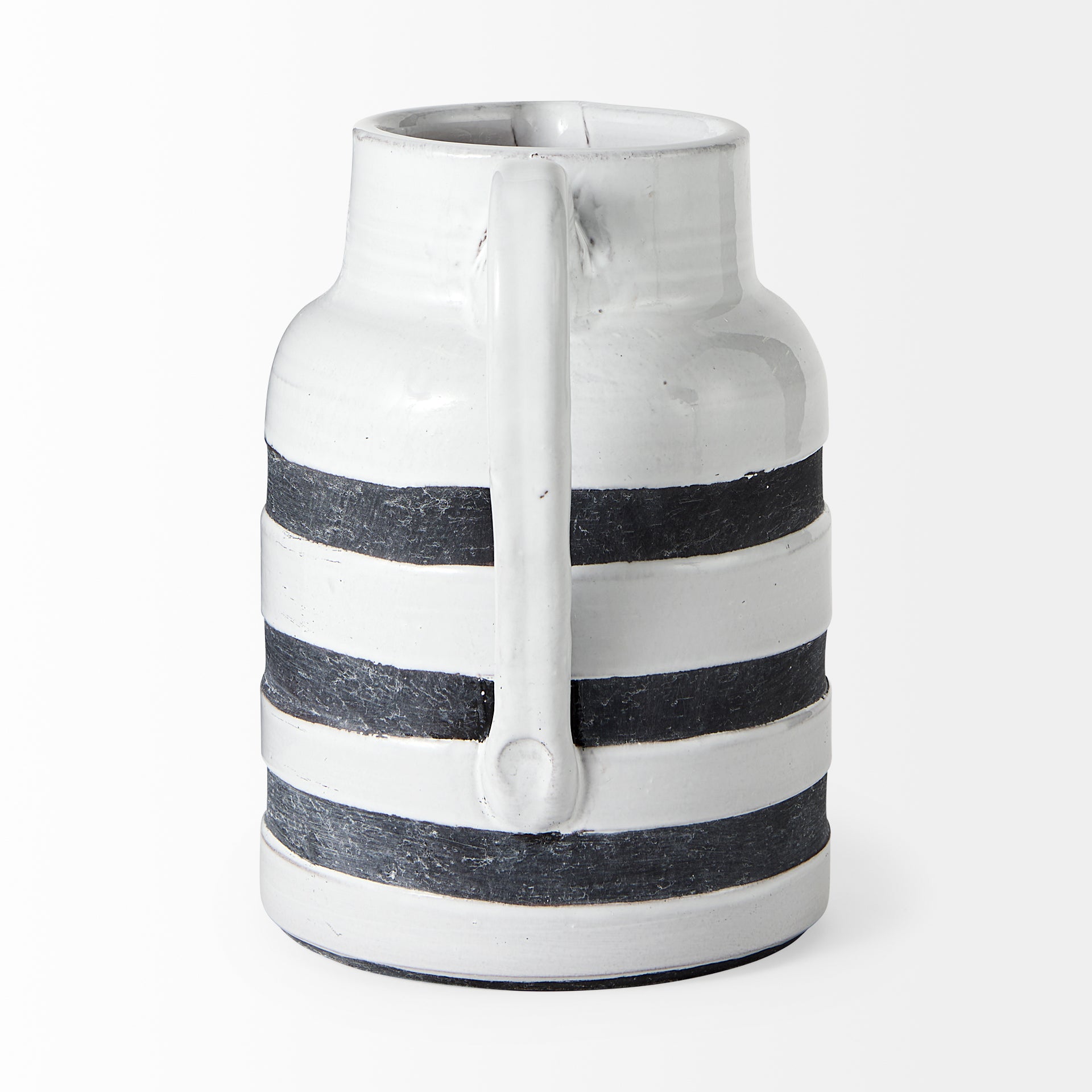 Harmon II Large White with Charcoal Stripes Ceramic Jug Jugs Mercana , Black Friday Sale Mercana Furniture Sale, Old Bones Co, Mid Century Furniture Sale, Four Hands Furniture, Black Friday Sale Harmon II Large White with Charcoal Stripes Ceramic Jug,Gus Sale, Perigold Harmon II Large White with Charcoal Stripes Ceramic Jug Jugs Black Friday Sale , Perigold Sale Harmon II Large White with Charcoal Stripes Ceramic Jug,Harmon II Large White with Charcoal Stripes Ceramic Jug Lulu and Georgia, Burke Decor Sale 