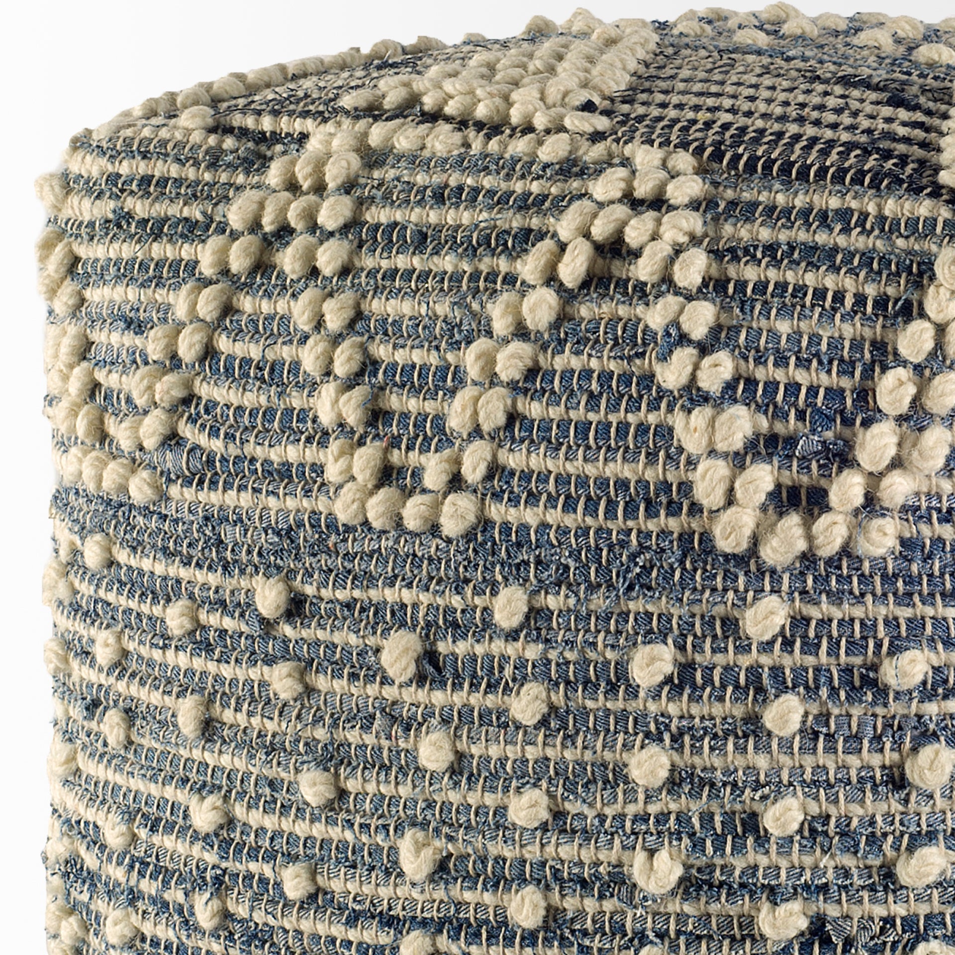 Rofi Blue Denim and Cream Cotton Stitched Square Pouf Poufs Mercana , Black Friday Sale Mercana Furniture Sale, Old Bones Co, Mid Century Furniture Sale, Four Hands Furniture, Black Friday Sale Rofi Blue Denim and Cream Cotton Stitched Square Pouf,Gus Sale, Perigold Rofi Blue Denim and Cream Cotton Stitched Square Pouf Poufs Black Friday Sale , Perigold Sale Rofi Blue Denim and Cream Cotton Stitched Square Pouf,Rofi Blue Denim and Cream Cotton Stitched Square Pouf Lulu and Georgia, Burke Decor Sale Rofi Blu