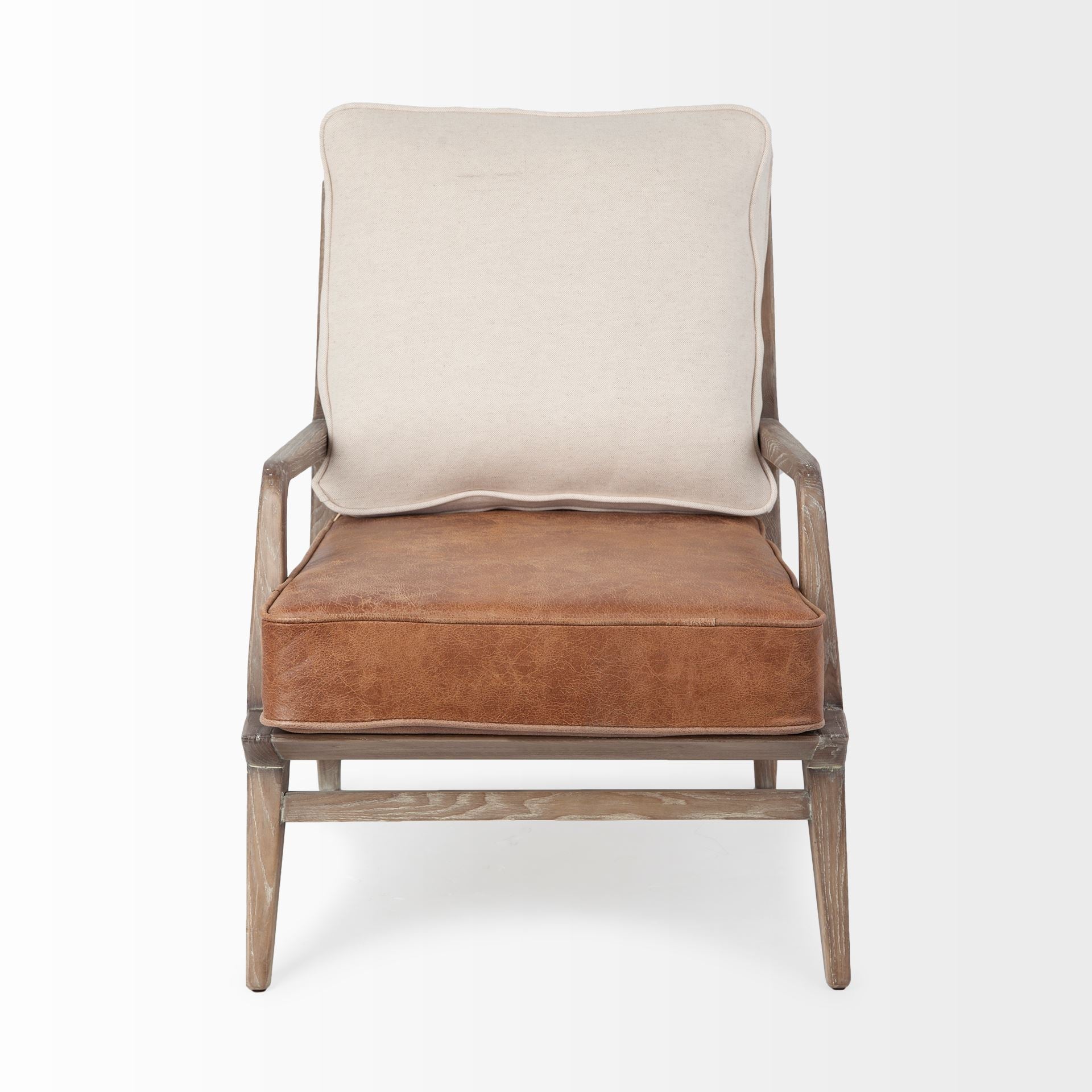 Harman II Cream Fabric and Brown Leather Seat Accent Chair Accent Chairs Mercana , Black Friday Sale Mercana Furniture Sale, Old Bones Co, Mid Century Furniture Sale, Four Hands Furniture, Black Friday Sale Harman II Cream Fabric and Brown Leather Seat Accent Chair,Gus Sale, Perigold Harman II Cream Fabric and Brown Leather Seat Accent Chair Accent Chairs Black Friday Sale , Perigold Sale Harman II Cream Fabric and Brown Leather Seat Accent Chair,Harman II Cream Fabric and Brown Leather Seat Accent Chair Lu