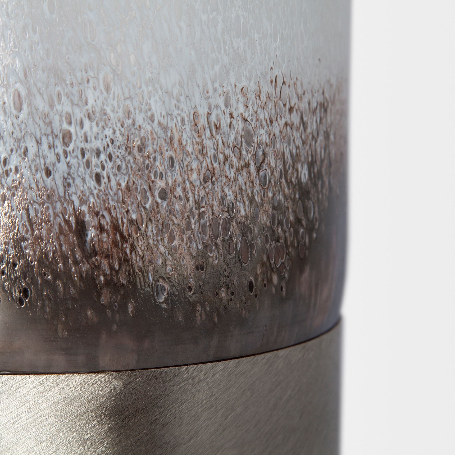 Baltic II Large White Brushed Silver Metal Bottom Glass Vase Vases Mercana , Black Friday Sale Mercana Furniture Sale, Old Bones Co, Mid Century Furniture Sale, Four Hands Furniture, Black Friday Sale Baltic II Large White Brushed Silver Metal Bottom Glass Vase,Gus Sale, Perigold Baltic II Large White Brushed Silver Metal Bottom Glass Vase Vases Black Friday Sale , Perigold Sale Baltic II Large White Brushed Silver Metal Bottom Glass Vase,Baltic II Large White Brushed Silver Metal Bottom Glass Vase Lulu and