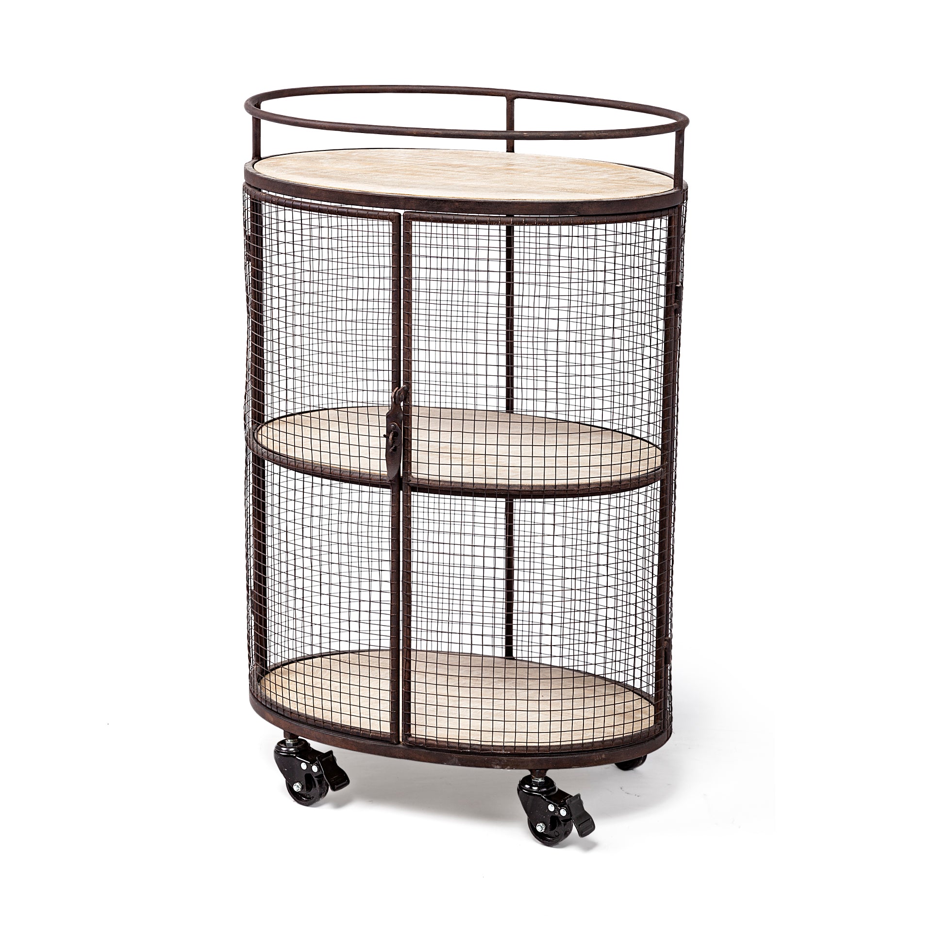 Saluti II Cage with 3 Wood Shelves Oval Bar Cart Carts Mercana , Black Friday Sale Mercana Furniture Sale, Old Bones Co, Mid Century Furniture Sale, Four Hands Furniture, Black Friday Sale Saluti II Cage with 3 Wood Shelves Oval Bar Cart,Gus Sale, Perigold Saluti II Cage with 3 Wood Shelves Oval Bar Cart Carts Black Friday Sale , Perigold Sale Saluti II Cage with 3 Wood Shelves Oval Bar Cart,Saluti II Cage with 3 Wood Shelves Oval Bar Cart Lulu and Georgia, Burke Decor Sale Saluti II Cage with 3 Wood Shelve