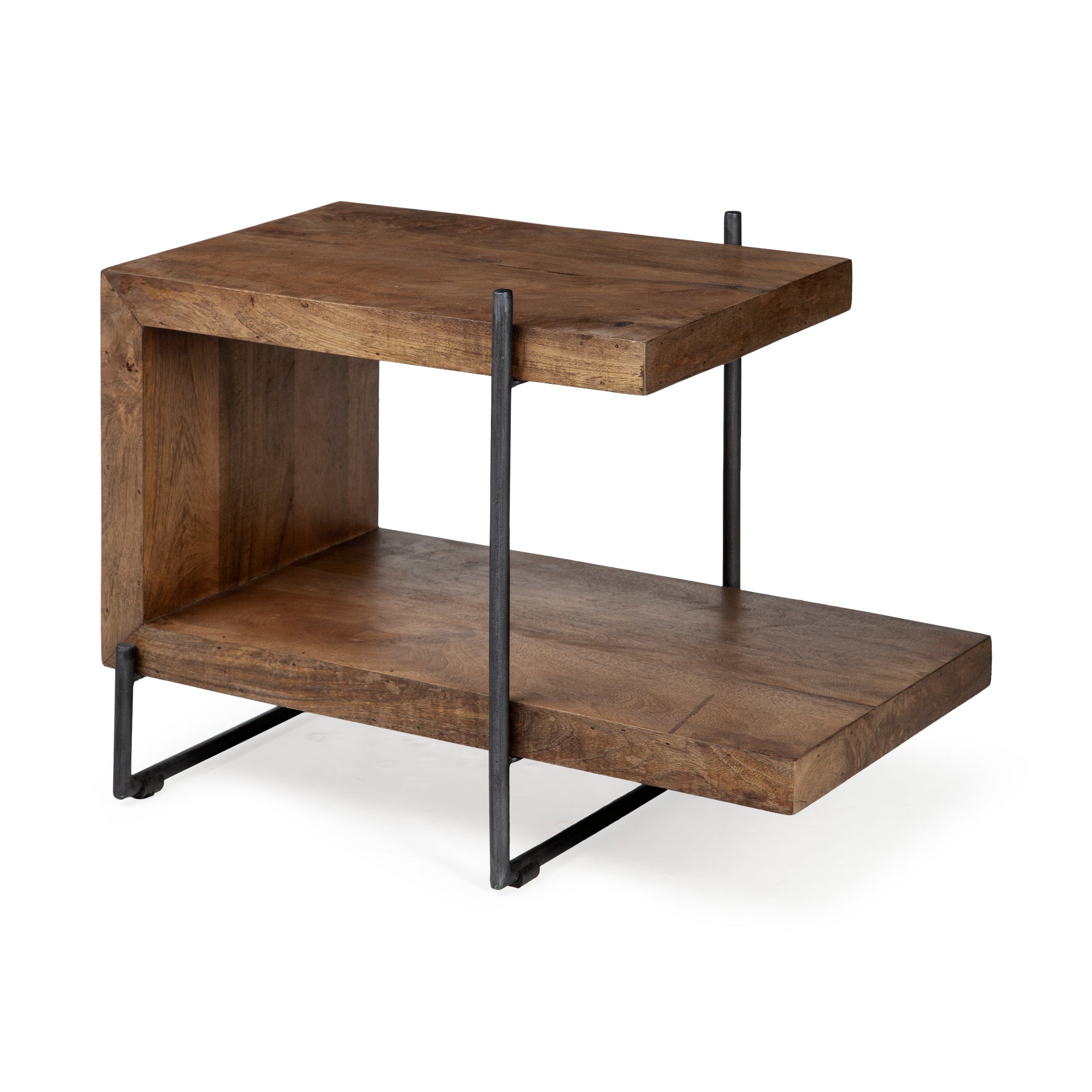 Maddox Medium Brown Wood with Black Metal U-shaped End/Side Table Side & End Tables Mercana , Black Friday Sale Mercana Furniture Sale, Old Bones Co, Mid Century Furniture Sale, Four Hands Furniture, Black Friday Sale Maddox Medium Brown Wood with Black Metal U-shaped End/Side Table,Gus Sale, Perigold Maddox Medium Brown Wood with Black Metal U-shaped End/Side Table Side & End Tables Black Friday Sale , Perigold Sale Maddox Medium Brown Wood with Black Metal U-shaped End/Side Table,Maddox Medium Brown Wood 