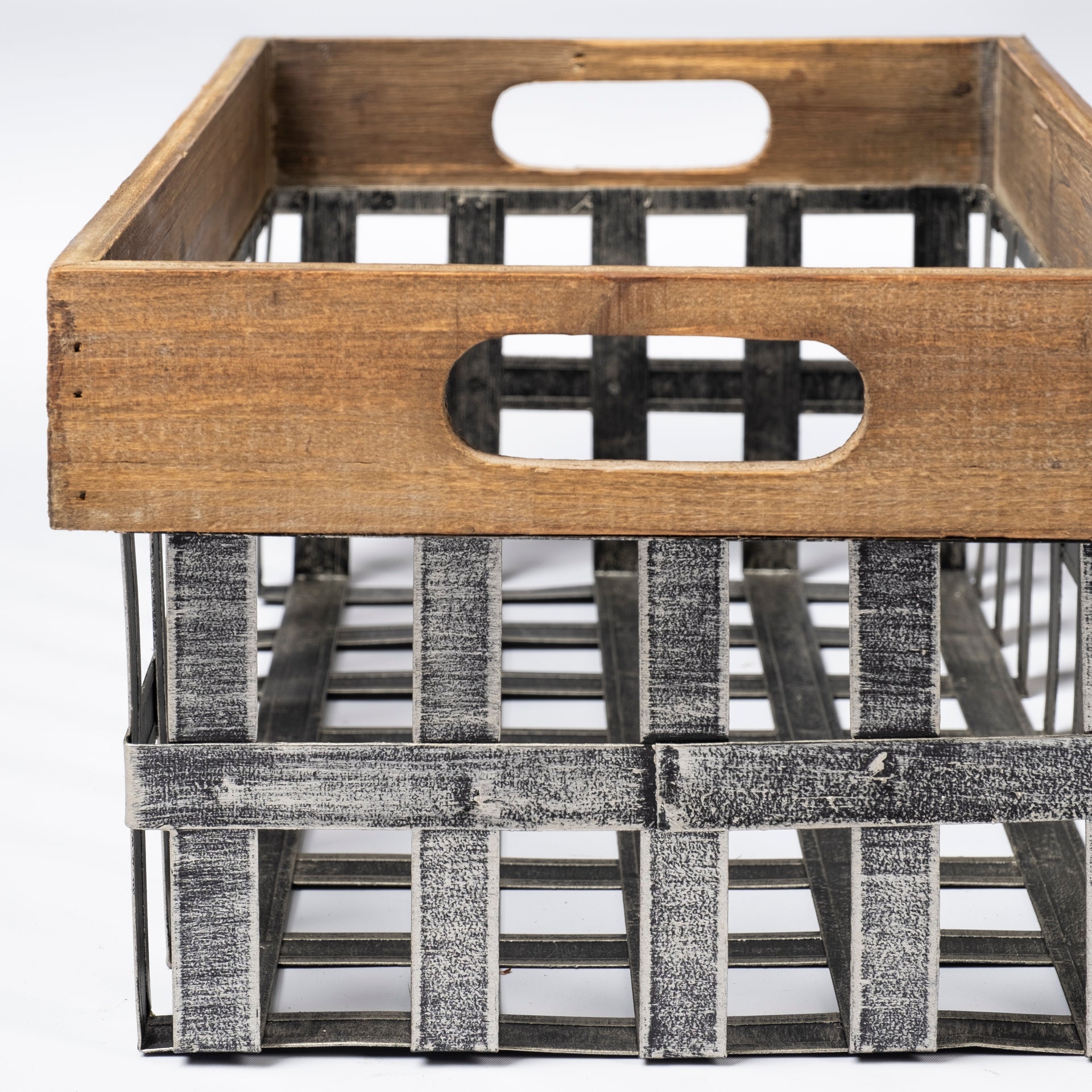Chartrand Wood and Metal Open Crate Style Basket - Set of 2 Baskets Mercana , Black Friday Sale Mercana Furniture Sale, Old Bones Co, Mid Century Furniture Sale, Four Hands Furniture, Black Friday Sale Chartrand Wood and Metal Open Crate Style Basket - Set of 2,Gus Sale, Perigold Chartrand Wood and Metal Open Crate Style Basket - Set of 2 Baskets Black Friday Sale , Perigold Sale Chartrand Wood and Metal Open Crate Style Basket - Set of 2,Chartrand Wood and Metal Open Crate Style Basket - Set of 2 Lulu and 