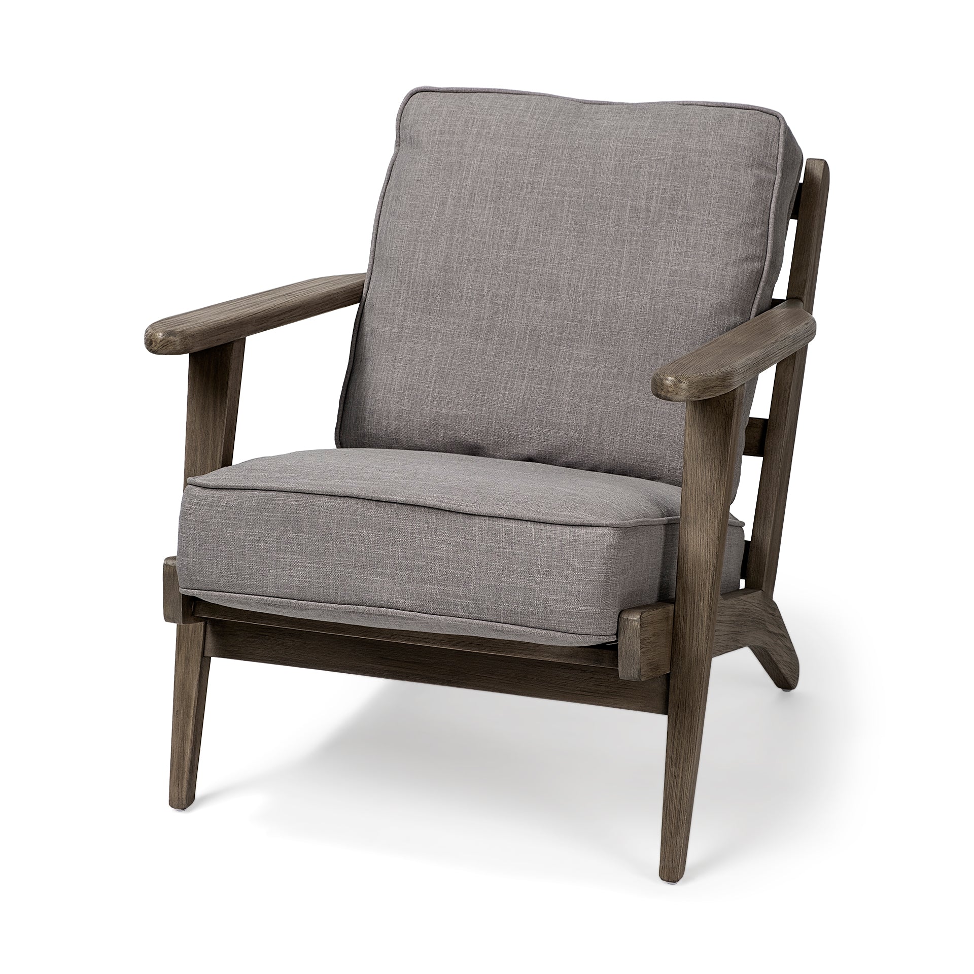 Olympus Fabric Covered Wooden Frame Accent Chair