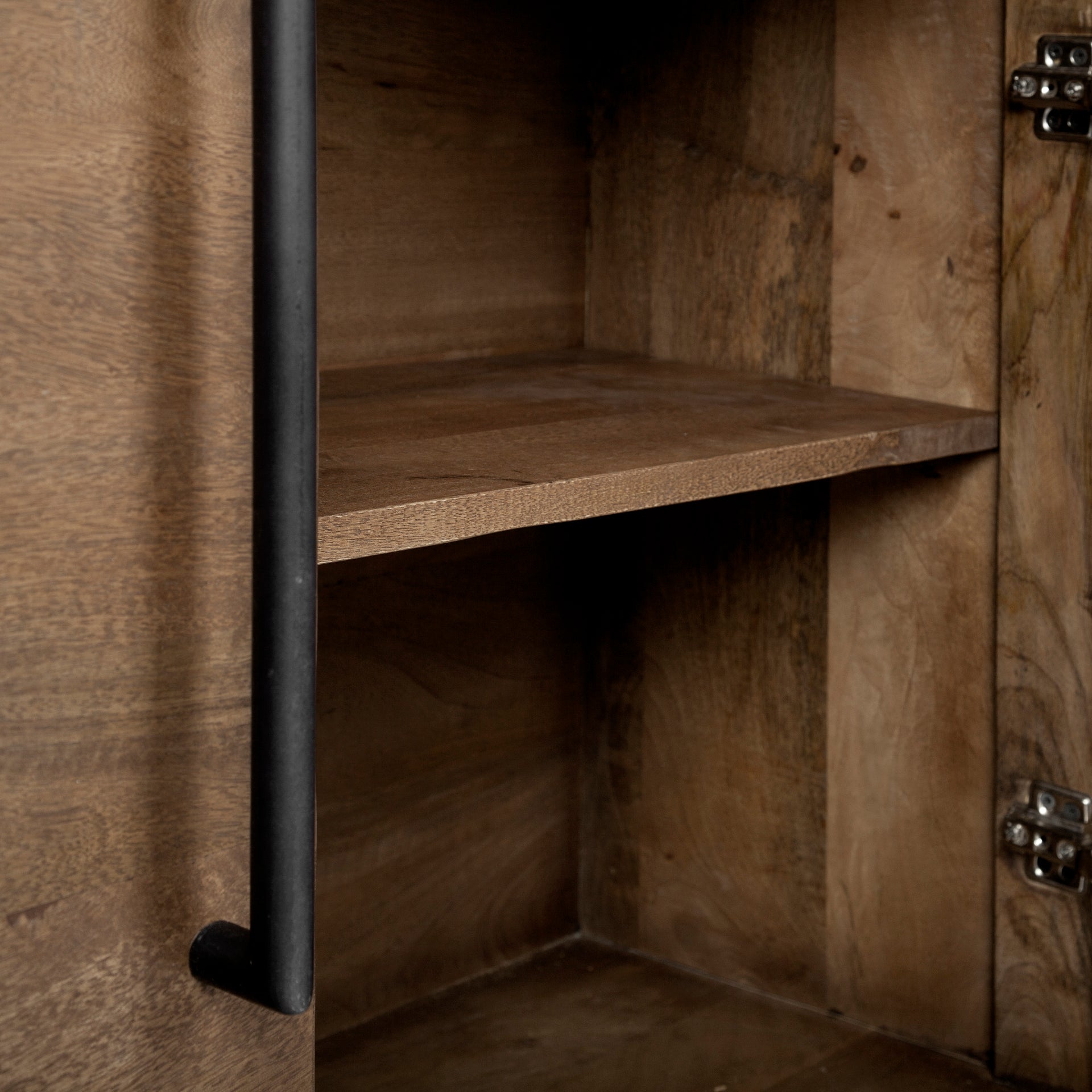 Maddox IV Brown Solid Wood Black Metal Accent 4-Door Cabinet Sideboard Credenzas & Sideboards Mercana , Black Friday Sale Mercana Furniture Sale, Old Bones Co, Mid Century Furniture Sale, Four Hands Furniture, Black Friday Sale Maddox IV Brown Solid Wood Black Metal Accent 4-Door Cabinet Sideboard,Gus Sale, Perigold Maddox IV Brown Solid Wood Black Metal Accent 4-Door Cabinet Sideboard Credenzas & Sideboards Black Friday Sale , Perigold Sale Maddox IV Brown Solid Wood Black Metal Accent 4-Door Cabinet Sideb