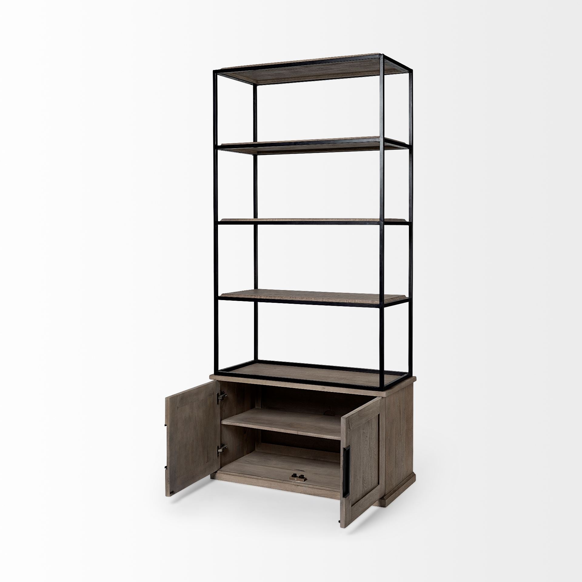 Braxton II Light Brown Wood and Iron 3-Shelf Shelving Unit Bookcases & Shelves Mercana , Black Friday Sale Mercana Furniture Sale, Old Bones Co, Mid Century Furniture Sale, Four Hands Furniture, Black Friday Sale Braxton II Light Brown Wood and Iron 3-Shelf Shelving Unit,Gus Sale, Perigold Braxton II Light Brown Wood and Iron 3-Shelf Shelving Unit Bookcases & Shelves Black Friday Sale , Perigold Sale Braxton II Light Brown Wood and Iron 3-Shelf Shelving Unit,Braxton II Light Brown Wood and Iron 3-Shelf Shel
