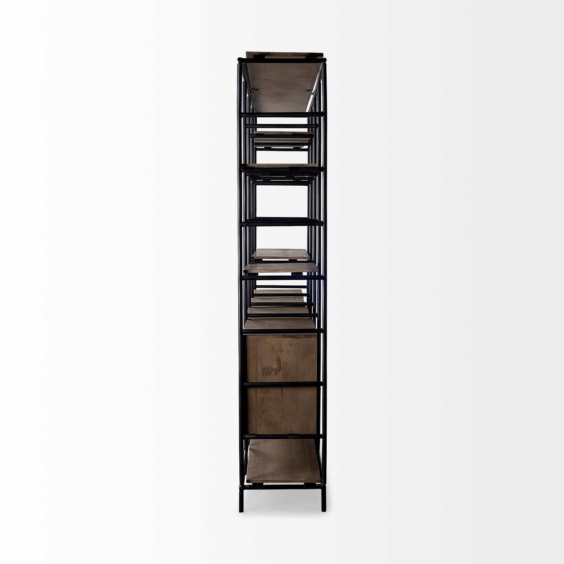 Darius Medium Brown Wood and Metal Multi-Shelf Shelving Unit Bookcases & Shelves Mercana , Black Friday Sale Mercana Furniture Sale, Old Bones Co, Mid Century Furniture Sale, Four Hands Furniture, Black Friday Sale Darius Medium Brown Wood and Metal Multi-Shelf Shelving Unit,Gus Sale, Perigold Darius Medium Brown Wood and Metal Multi-Shelf Shelving Unit Bookcases & Shelves Black Friday Sale , Perigold Sale Darius Medium Brown Wood and Metal Multi-Shelf Shelving Unit,Darius Medium Brown Wood and Metal Multi-