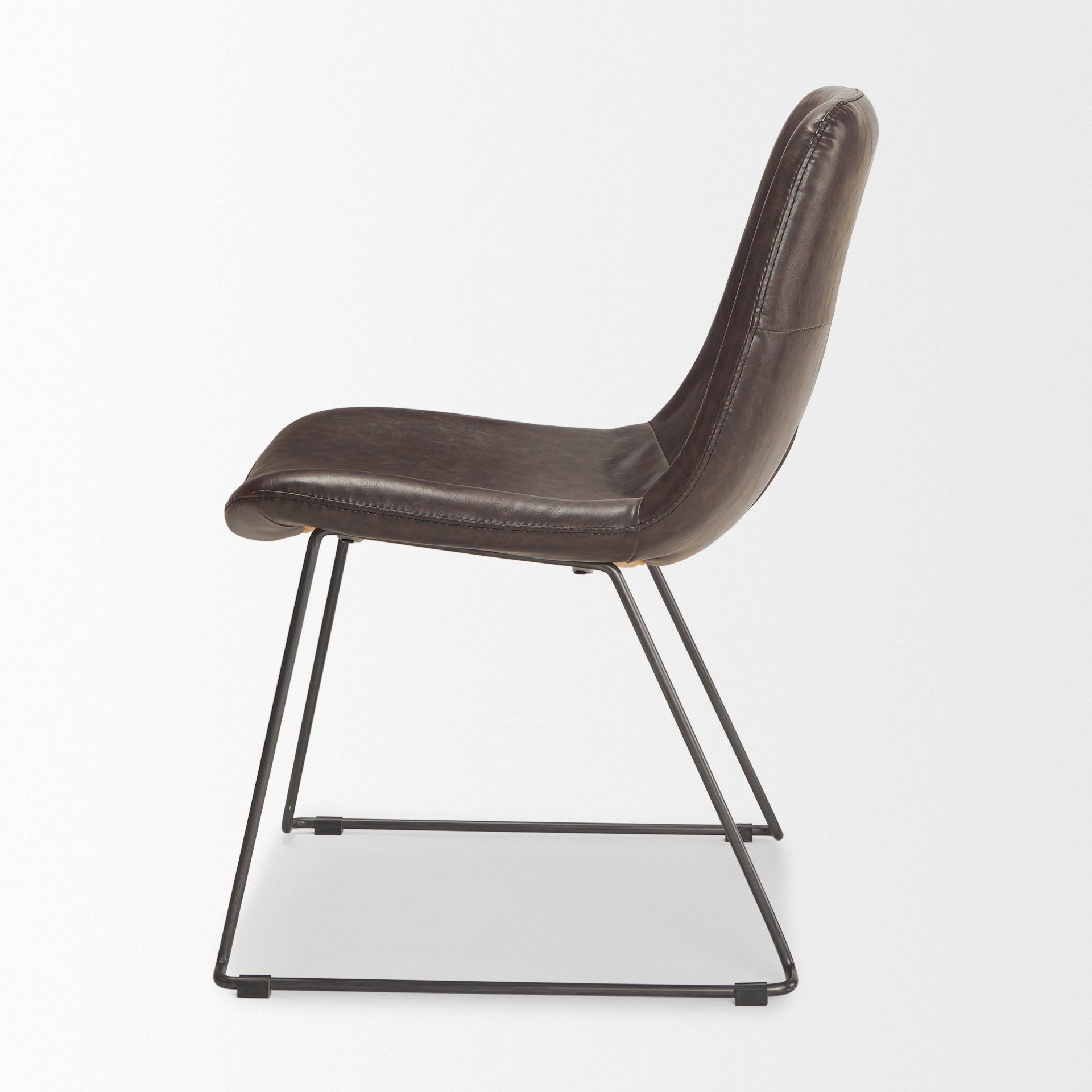 Sawyer I Dark Brown Faux-Leather Seat Black Iron Frame Dining Chair Dining Chairs Mercana , Black Friday Sale Mercana Furniture Sale, Old Bones Co, Mid Century Furniture Sale, Four Hands Furniture, Black Friday Sale Sawyer I Dark Brown Faux-Leather Seat Black Iron Frame Dining Chair,Gus Sale, Perigold Sawyer I Dark Brown Faux-Leather Seat Black Iron Frame Dining Chair Dining Chairs Black Friday Sale , Perigold Sale Sawyer I Dark Brown Faux-Leather Seat Black Iron Frame Dining Chair,Sawyer I Dark Brown Faux-
