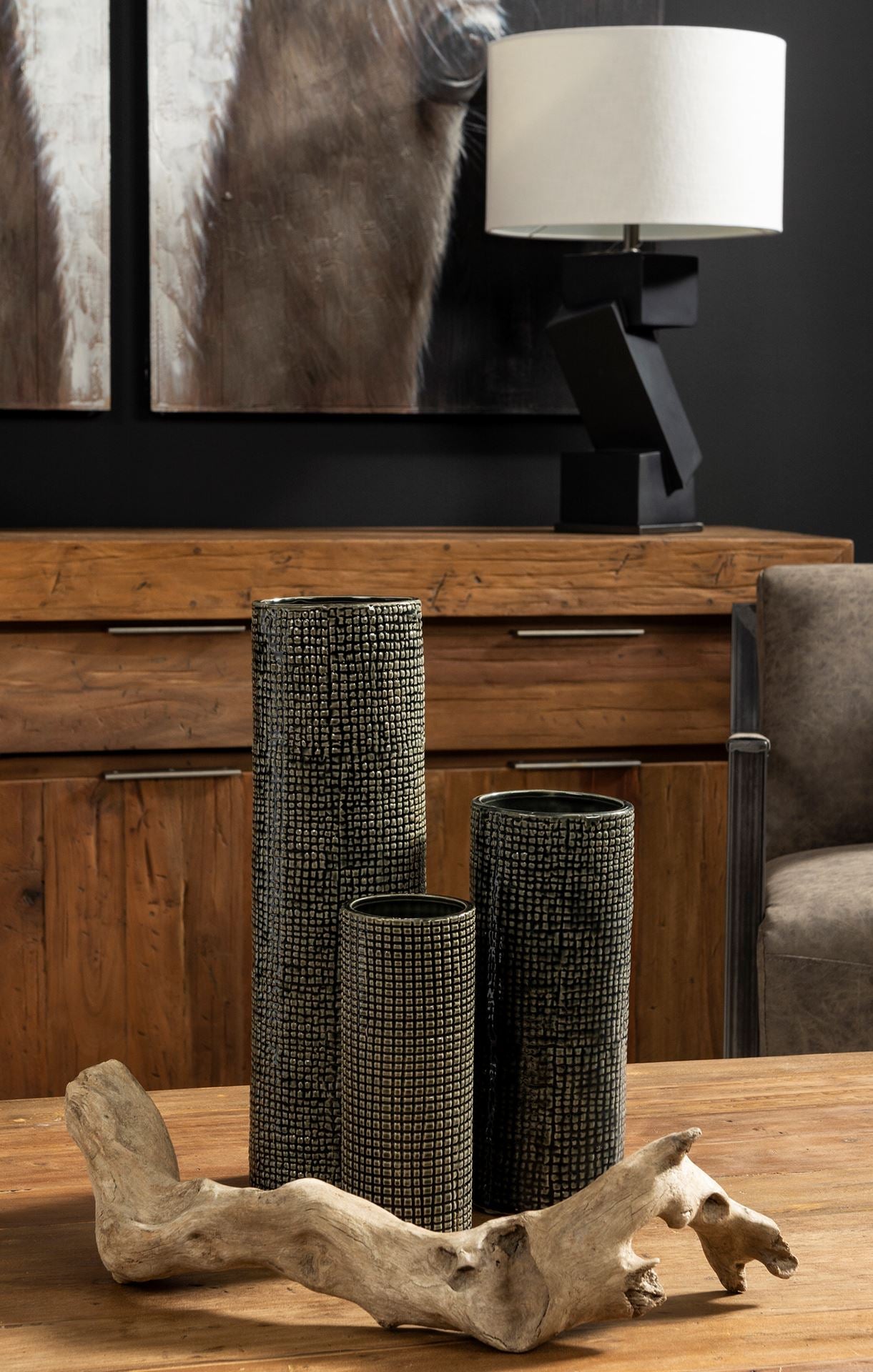 Kona III Large Black with Gold Cylindrical Ceramic Vase Vases Mercana , Black Friday Sale Mercana Furniture Sale, Old Bones Co, Mid Century Furniture Sale, Four Hands Furniture, Black Friday Sale Kona III Large Black with Gold Cylindrical Ceramic Vase,Gus Sale, Perigold Kona III Large Black with Gold Cylindrical Ceramic Vase Vases Black Friday Sale , Perigold Sale Kona III Large Black with Gold Cylindrical Ceramic Vase,Kona III Large Black with Gold Cylindrical Ceramic Vase Lulu and Georgia, Burke Decor Sal