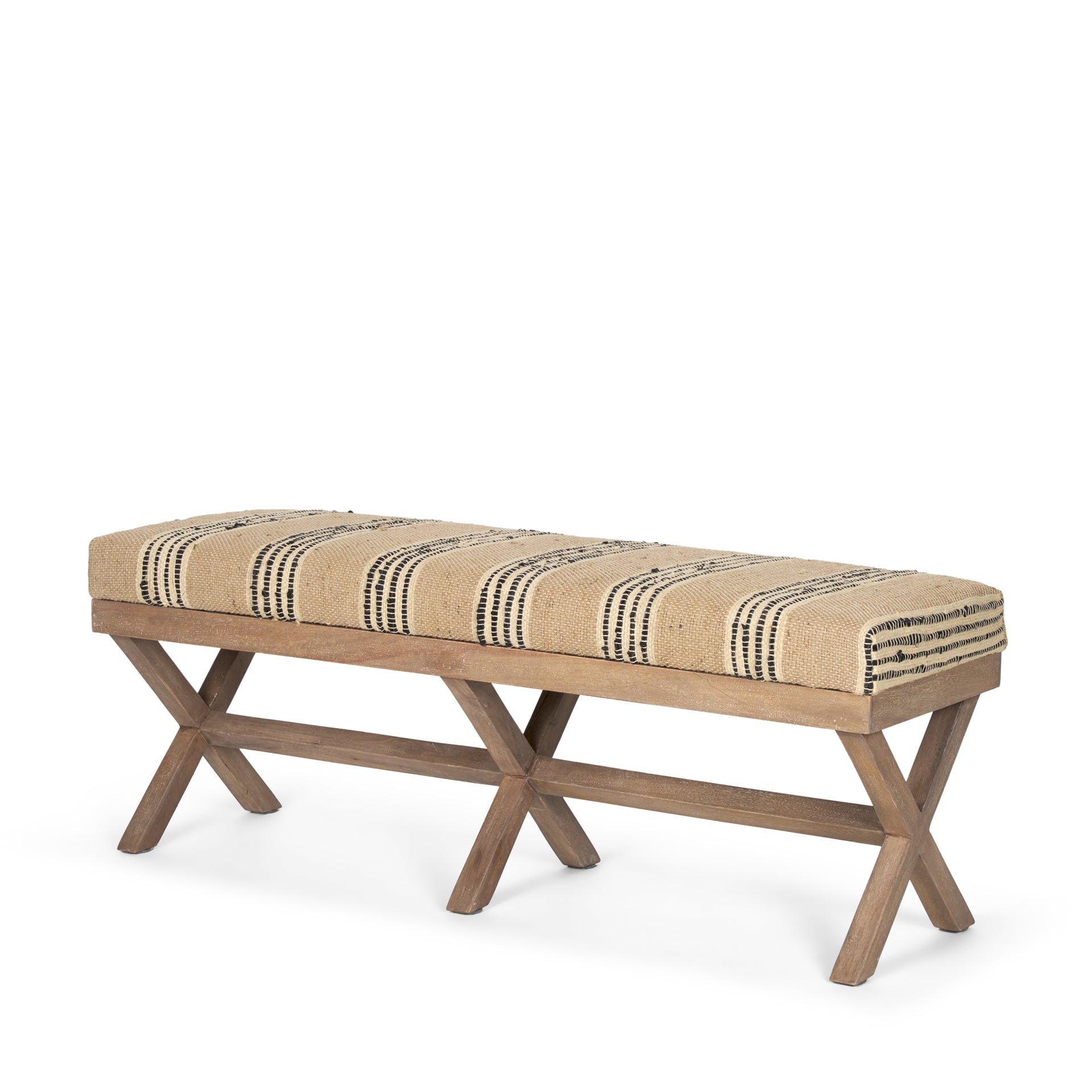 Solis Brown Base Upholstered Beige/Black Stripe Seat Accent Bench Benches Mercana , Black Friday Sale Mercana Furniture Sale, Old Bones Co, Mid Century Furniture Sale, Four Hands Furniture, Black Friday Sale Solis Brown Base Upholstered Beige/Black Stripe Seat Accent Bench,Gus Sale, Perigold Solis Brown Base Upholstered Beige/Black Stripe Seat Accent Bench Benches Black Friday Sale , Perigold Sale Solis Brown Base Upholstered Beige/Black Stripe Seat Accent Bench,Solis Brown Base Upholstered Beige/Black Stri