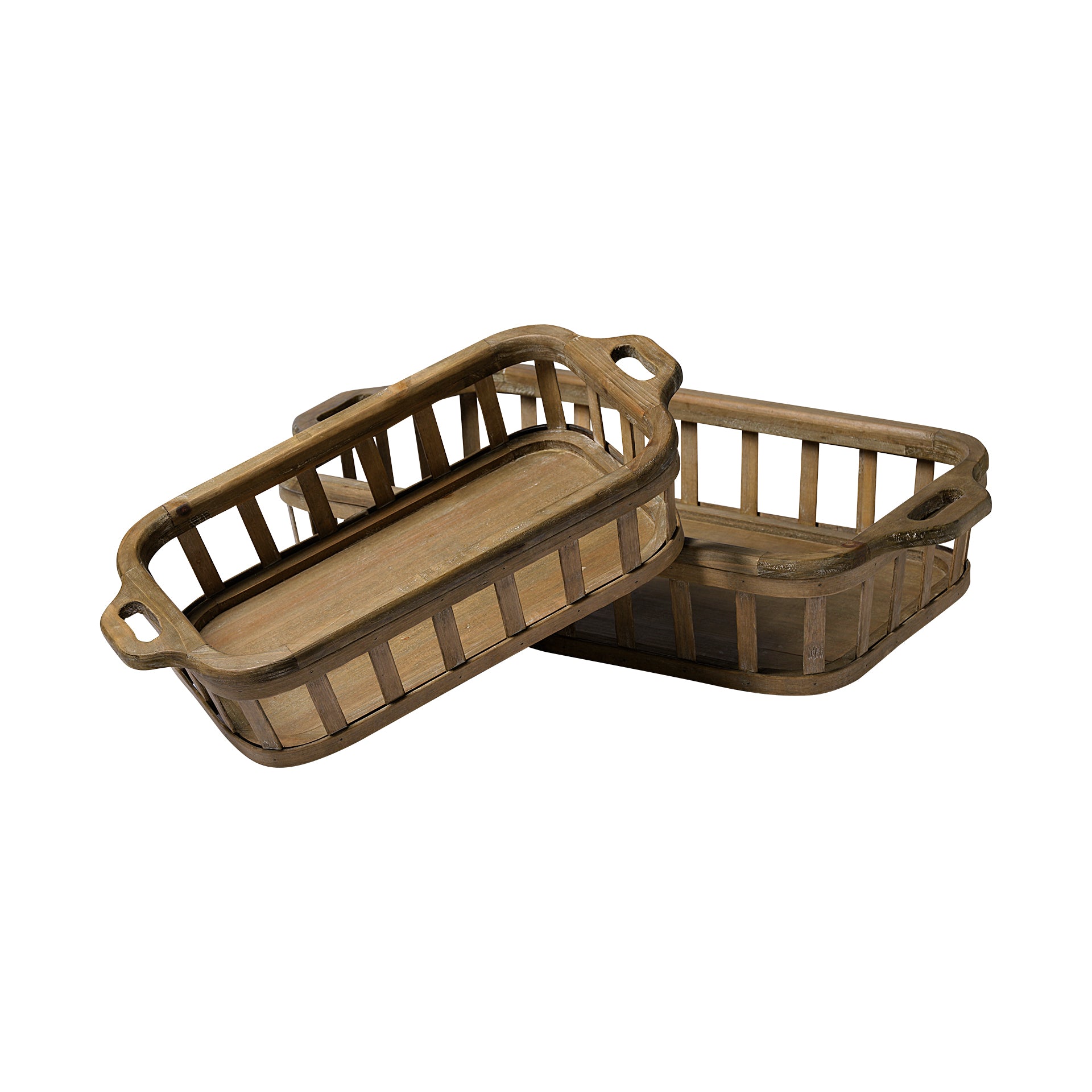 Louis Natural Wood Slated Nesting Trays - Set of 2 Trays & Containers Mercana , Black Friday Sale Mercana Furniture Sale, Old Bones Co, Mid Century Furniture Sale, Four Hands Furniture, Black Friday Sale Louis Natural Wood Slated Nesting Trays - Set of 2,Gus Sale, Perigold Louis Natural Wood Slated Nesting Trays - Set of 2 Trays & Containers Black Friday Sale , Perigold Sale Louis Natural Wood Slated Nesting Trays - Set of 2,Louis Natural Wood Slated Nesting Trays - Set of 2 Lulu and Georgia, Burke Decor Sa