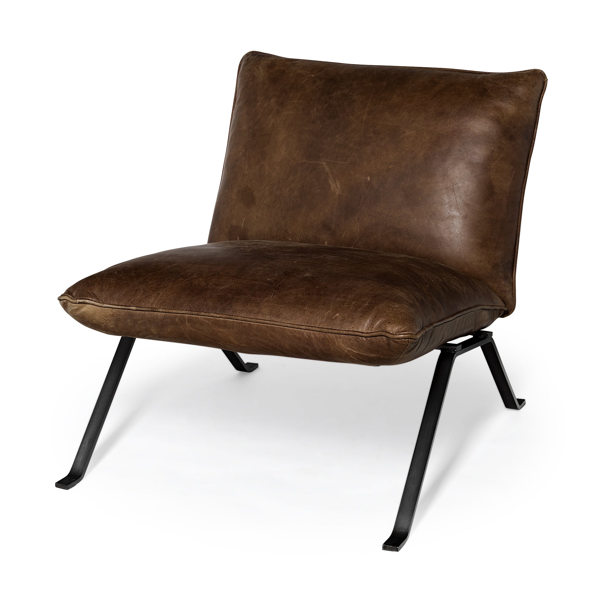 Flavelle Leather Cushion Seat and Solid Iron Base Accent Chair Accent Chairs Mercana Brown , Black Friday Sale Mercana Furniture Sale, Old Bones Co, Mid Century Furniture Sale, Four Hands Furniture, Black Friday Sale Flavelle Leather Cushion Seat and Solid Iron Base Accent Chair,Gus Sale, Perigold Flavelle Leather Cushion Seat and Solid Iron Base Accent Chair Accent Chairs Black Friday Sale , Perigold Sale Flavelle Leather Cushion Seat and Solid Iron Base Accent Chair,Flavelle Leather Cushion Seat and Solid
