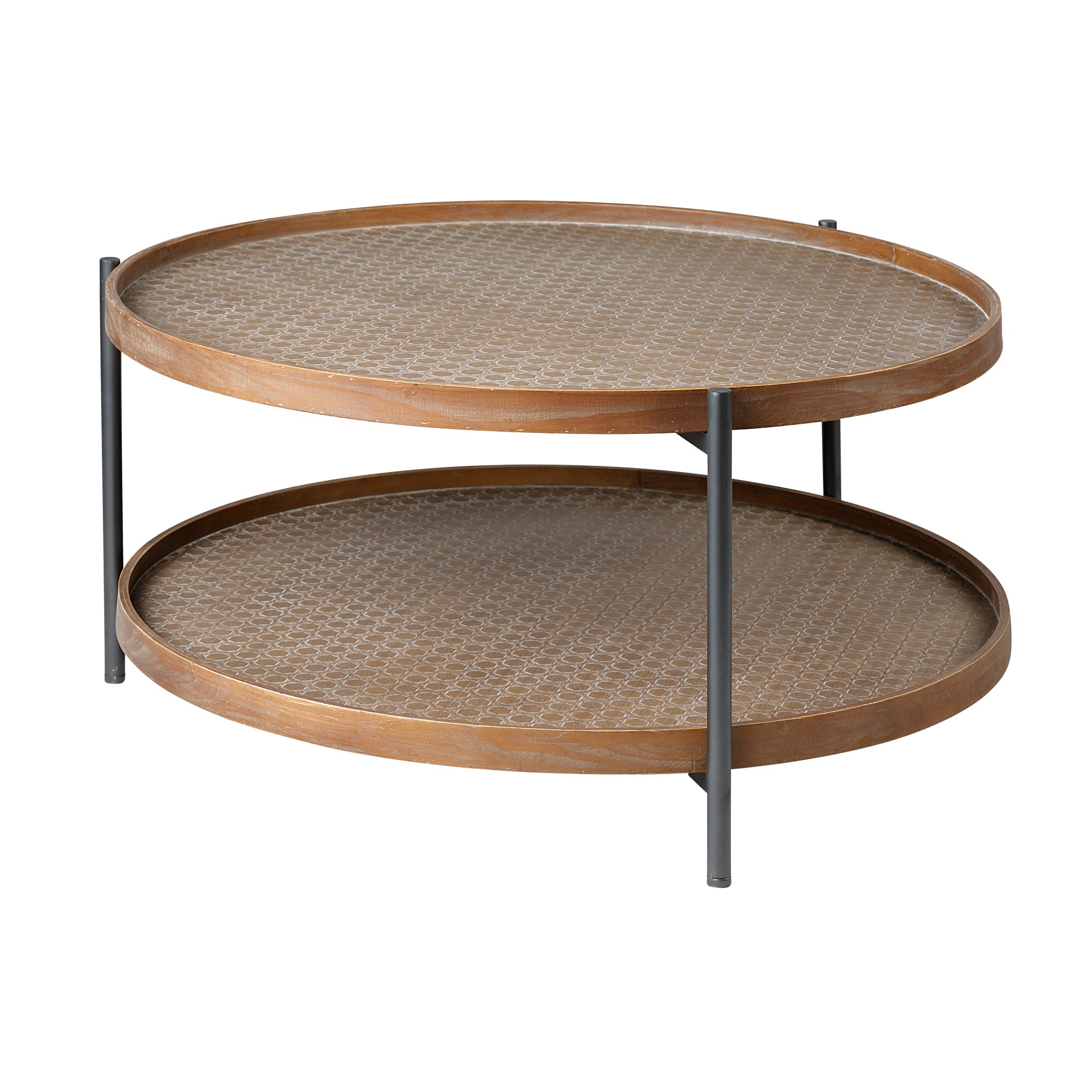 Kade Round Brown Table Gray Metal Frame 2-Tier Coffee Table Coffee Tables Mercana , Black Friday Sale Mercana Furniture Sale, Old Bones Co, Mid Century Furniture Sale, Four Hands Furniture, Black Friday Sale Kade Round Brown Table Gray Metal Frame 2-Tier Coffee Table,Gus Sale, Perigold Kade Round Brown Table Gray Metal Frame 2-Tier Coffee Table Coffee Tables Black Friday Sale , Perigold Sale Kade Round Brown Table Gray Metal Frame 2-Tier Coffee Table,Kade Round Brown Table Gray Metal Frame 2-Tier Coffee Tab
