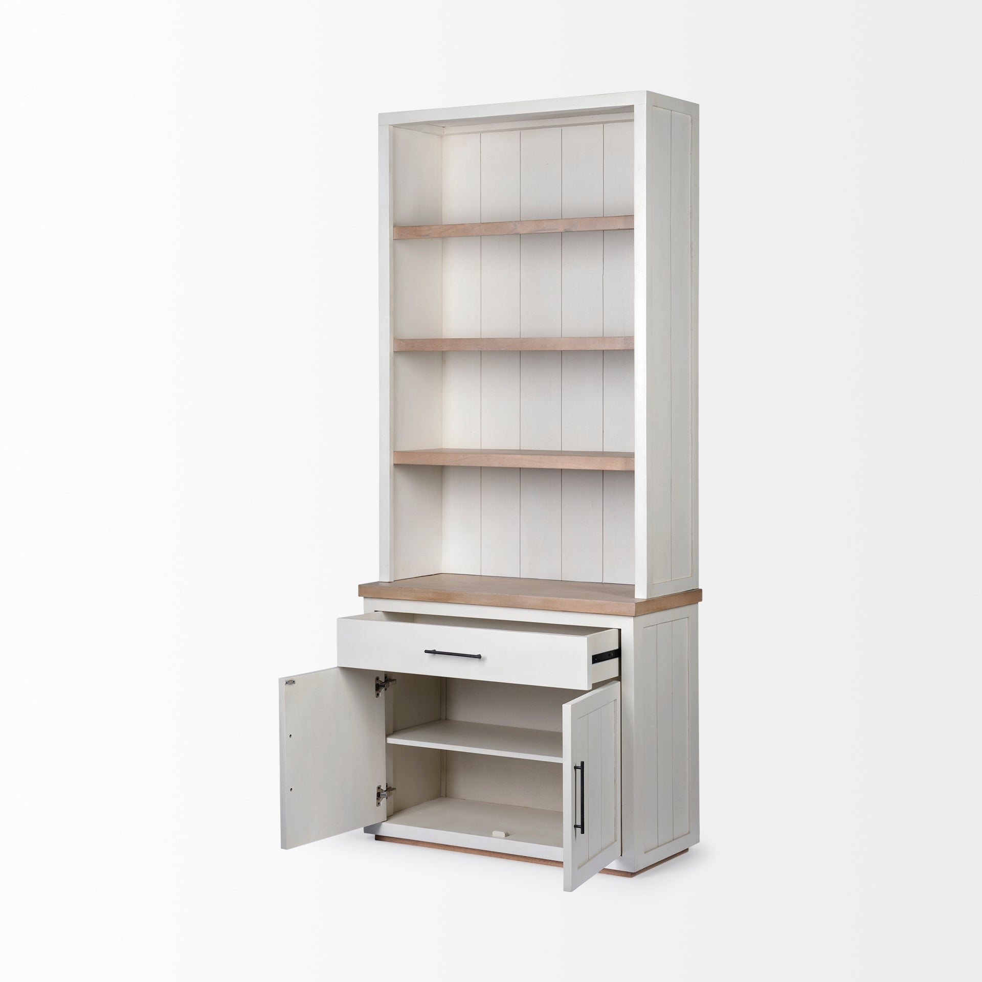 Fairview I White and Medium Brown Wood 3-Shelf Shelving Unit Bookcases & Shelves Mercana , Black Friday Sale Mercana Furniture Sale, Old Bones Co, Mid Century Furniture Sale, Four Hands Furniture, Black Friday Sale Fairview I White and Medium Brown Wood 3-Shelf Shelving Unit,Gus Sale, Perigold Fairview I White and Medium Brown Wood 3-Shelf Shelving Unit Bookcases & Shelves Black Friday Sale , Perigold Sale Fairview I White and Medium Brown Wood 3-Shelf Shelving Unit,Fairview I White and Medium Brown Wood 3-