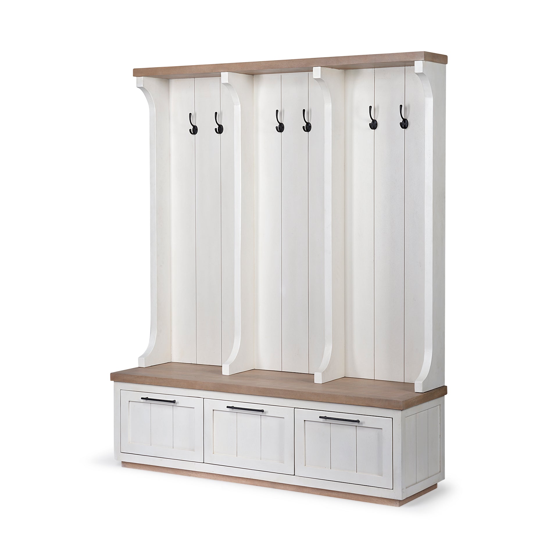 Fairview IV White and Brown Wood with Storage Hall Tree Hall Trees Mercana , Black Friday Sale Mercana Furniture Sale, Old Bones Co, Mid Century Furniture Sale, Four Hands Furniture, Black Friday Sale Fairview IV White and Brown Wood with Storage Hall Tree,Gus Sale, Perigold Fairview IV White and Brown Wood with Storage Hall Tree Hall Trees Black Friday Sale , Perigold Sale Fairview IV White and Brown Wood with Storage Hall Tree,Fairview IV White and Brown Wood with Storage Hall Tree Lulu and Georgia, Burke