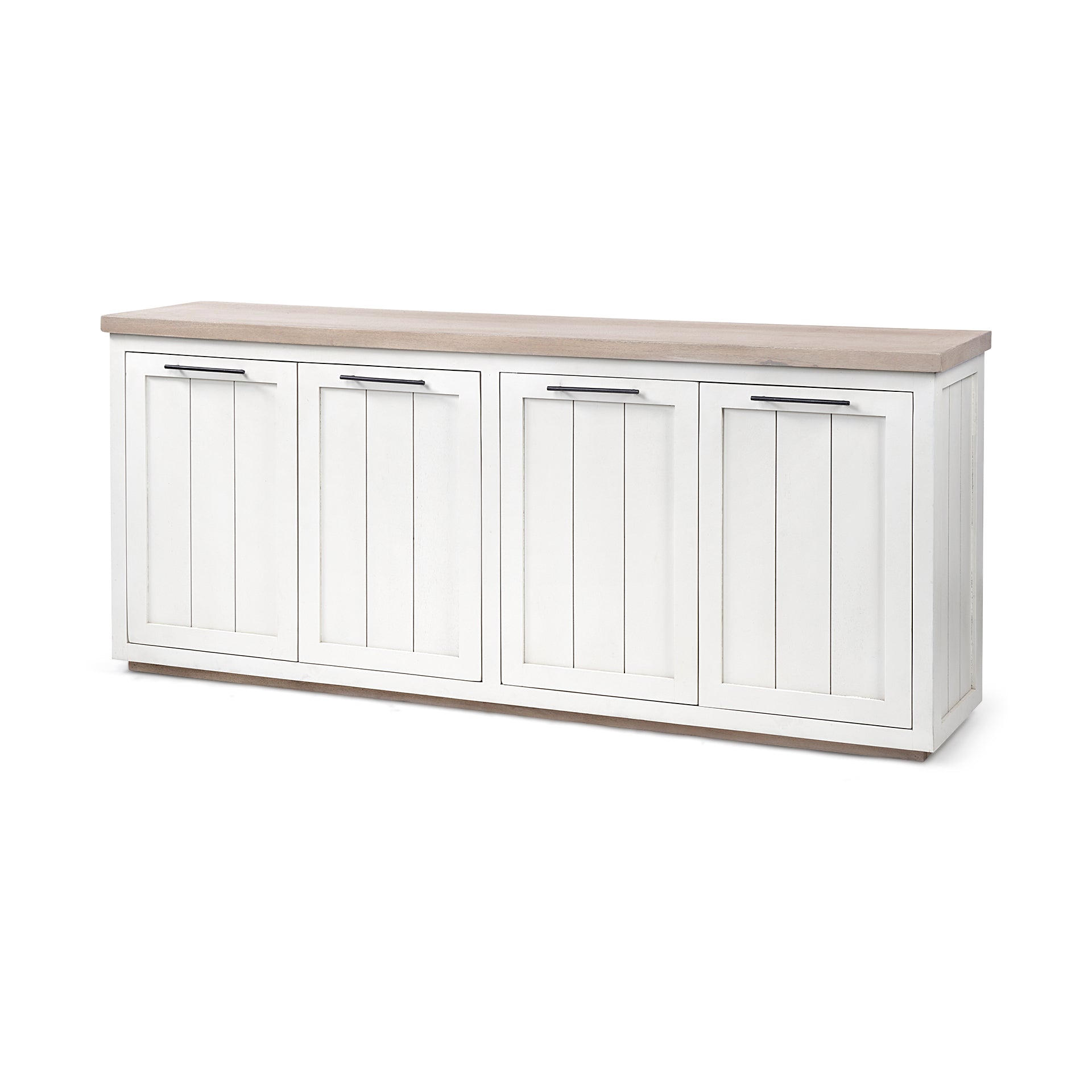 Fairview III Solid Wood Brown Top and White Frame 4-Cabinet Door Sideboard Credenzas & Sideboards Mercana , Black Friday Sale Mercana Furniture Sale, Old Bones Co, Mid Century Furniture Sale, Four Hands Furniture, Black Friday Sale Fairview III Solid Wood Brown Top and White Frame 4-Cabinet Door Sideboard,Gus Sale, Perigold Fairview III Solid Wood Brown Top and White Frame 4-Cabinet Door Sideboard Credenzas & Sideboards Black Friday Sale , Perigold Sale Fairview III Solid Wood Brown Top and White Frame 4-Ca