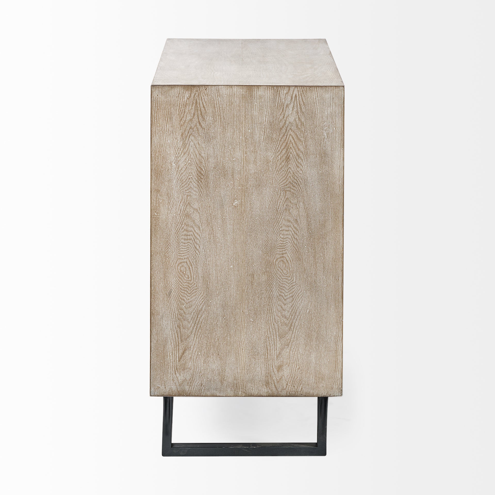 Giselle I Light Brown Fir Veneer 3 Drawer Accent Cabinet