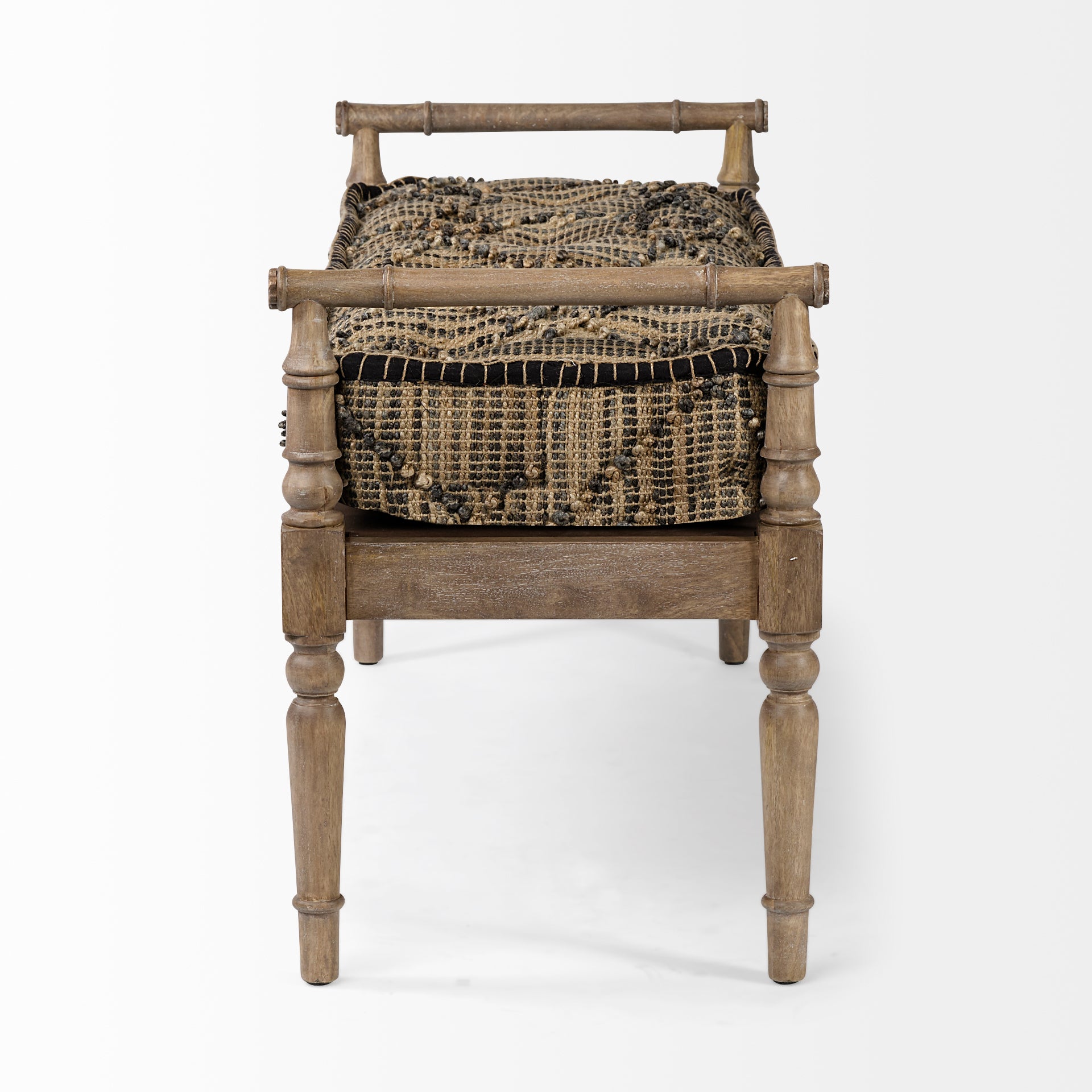 Fullerton II Jute Patterned Top with Brown Wood Base Accent Bench Benches Mercana , Black Friday Sale Mercana Furniture Sale, Old Bones Co, Mid Century Furniture Sale, Four Hands Furniture, Black Friday Sale Fullerton II Jute Patterned Top with Brown Wood Base Accent Bench,Gus Sale, Perigold Fullerton II Jute Patterned Top with Brown Wood Base Accent Bench Benches Black Friday Sale , Perigold Sale Fullerton II Jute Patterned Top with Brown Wood Base Accent Bench,Fullerton II Jute Patterned Top with Brown Wo