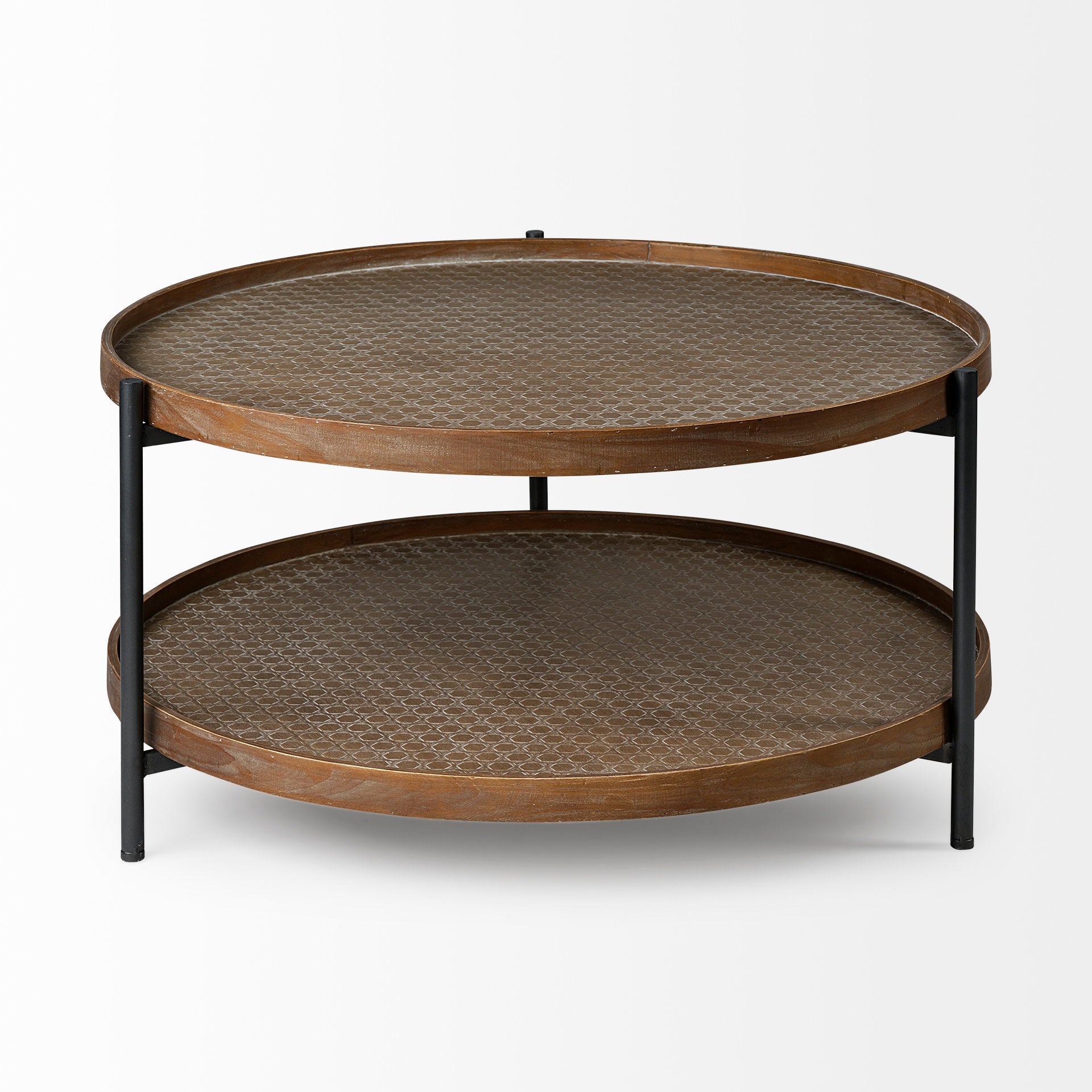 Kade Round Brown Table Gray Metal Frame 2-Tier Coffee Table Coffee Tables Mercana , Black Friday Sale Mercana Furniture Sale, Old Bones Co, Mid Century Furniture Sale, Four Hands Furniture, Black Friday Sale Kade Round Brown Table Gray Metal Frame 2-Tier Coffee Table,Gus Sale, Perigold Kade Round Brown Table Gray Metal Frame 2-Tier Coffee Table Coffee Tables Black Friday Sale , Perigold Sale Kade Round Brown Table Gray Metal Frame 2-Tier Coffee Table,Kade Round Brown Table Gray Metal Frame 2-Tier Coffee Tab