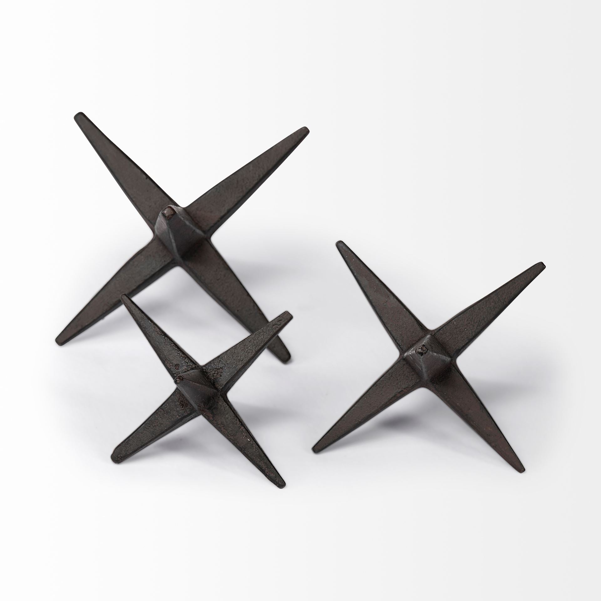 Rhea Brown Cast Iron Small, Medium & Large Jacks Object - Set of 3 Decorative Objects Mercana , Black Friday Sale Mercana Furniture Sale, Old Bones Co, Mid Century Furniture Sale, Four Hands Furniture, Black Friday Sale Rhea Brown Cast Iron Small, Medium & Large Jacks Object - Set of 3,Gus Sale, Perigold Rhea Brown Cast Iron Small, Medium & Large Jacks Object - Set of 3 Decorative Objects Black Friday Sale , Perigold Sale Rhea Brown Cast Iron Small, Medium & Large Jacks Object - Set of 3,Rhea Brown Cast Iro