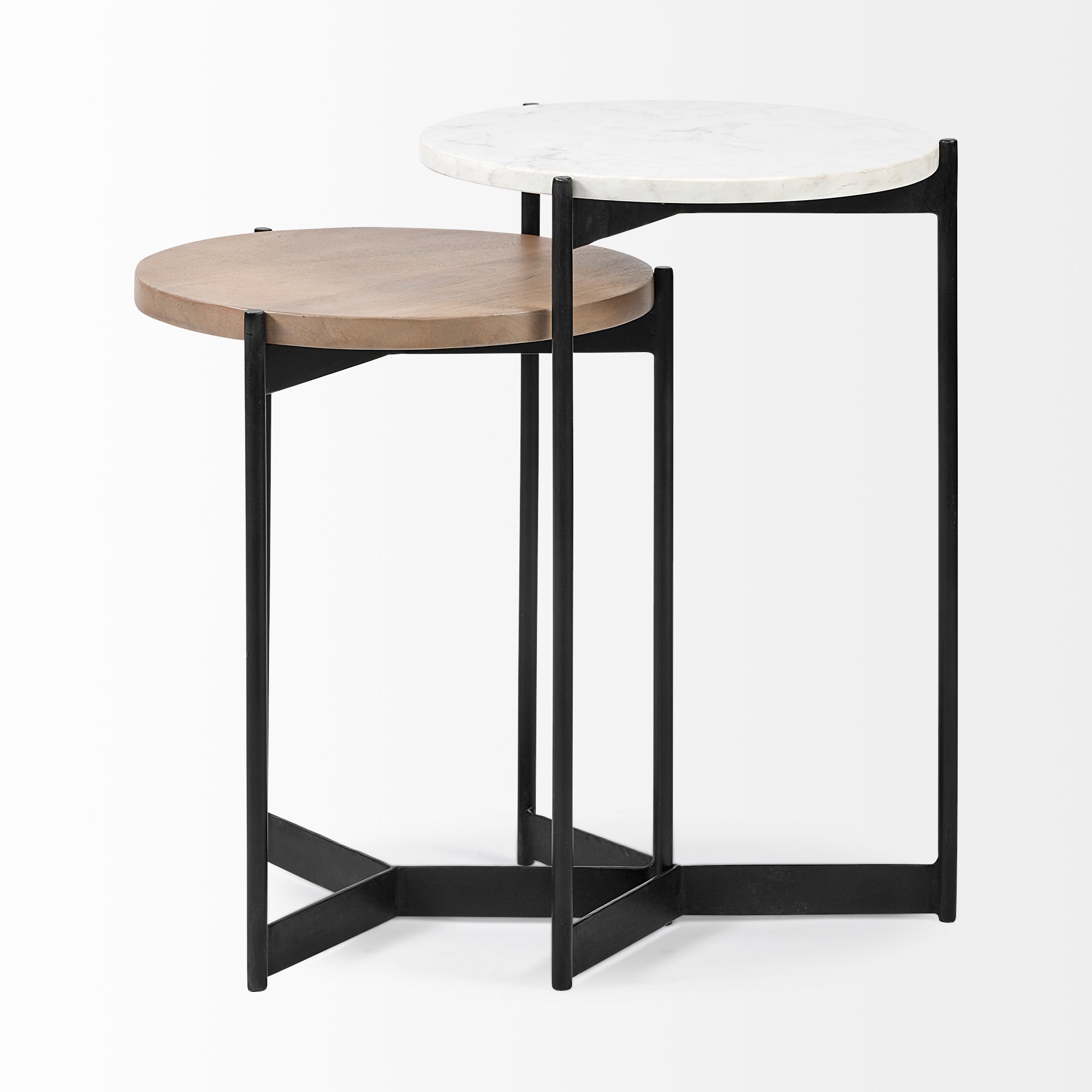 Larkin Marble and Wood Round Tabletop Nesting End/Side Tables Side & End Tables Mercana , Black Friday Sale Mercana Furniture Sale, Old Bones Co, Mid Century Furniture Sale, Four Hands Furniture, Black Friday Sale Larkin Marble and Wood Round Tabletop Nesting End/Side Tables,Gus Sale, Perigold Larkin Marble and Wood Round Tabletop Nesting End/Side Tables Side & End Tables Black Friday Sale , Perigold Sale Larkin Marble and Wood Round Tabletop Nesting End/Side Tables,Larkin Marble and Wood Round Tabletop Nes
