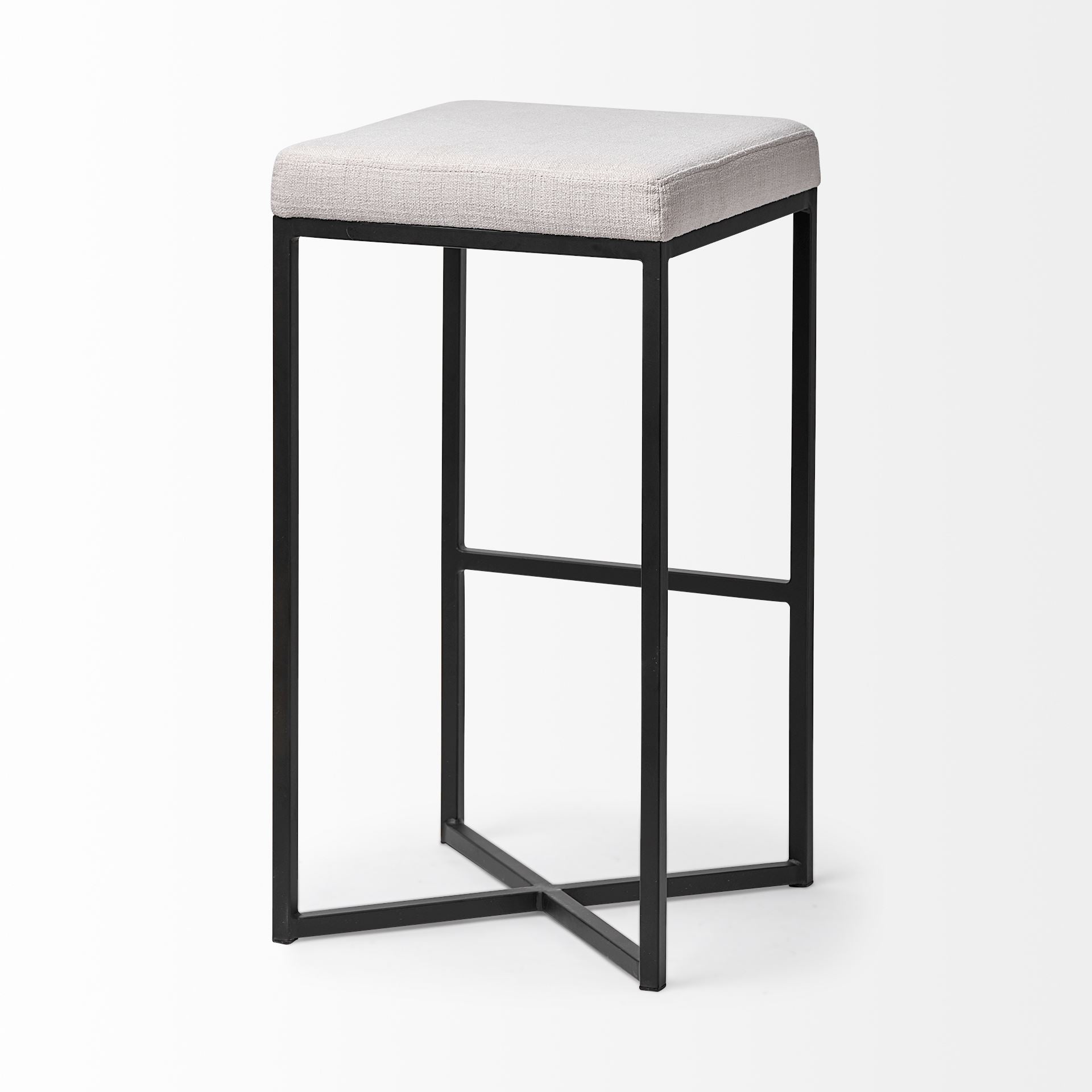 Frodo White Fabric Seat Black Metal Base Bar Stool Bar & Counter Stools Mercana , Black Friday Sale Mercana Furniture Sale, Old Bones Co, Mid Century Furniture Sale, Four Hands Furniture, Black Friday Sale Frodo White Fabric Seat Black Metal Base Bar Stool,Gus Sale, Perigold Frodo White Fabric Seat Black Metal Base Bar Stool Bar & Counter Stools Black Friday Sale , Perigold Sale Frodo White Fabric Seat Black Metal Base Bar Stool,Frodo White Fabric Seat Black Metal Base Bar Stool Lulu and Georgia, Burke Deco