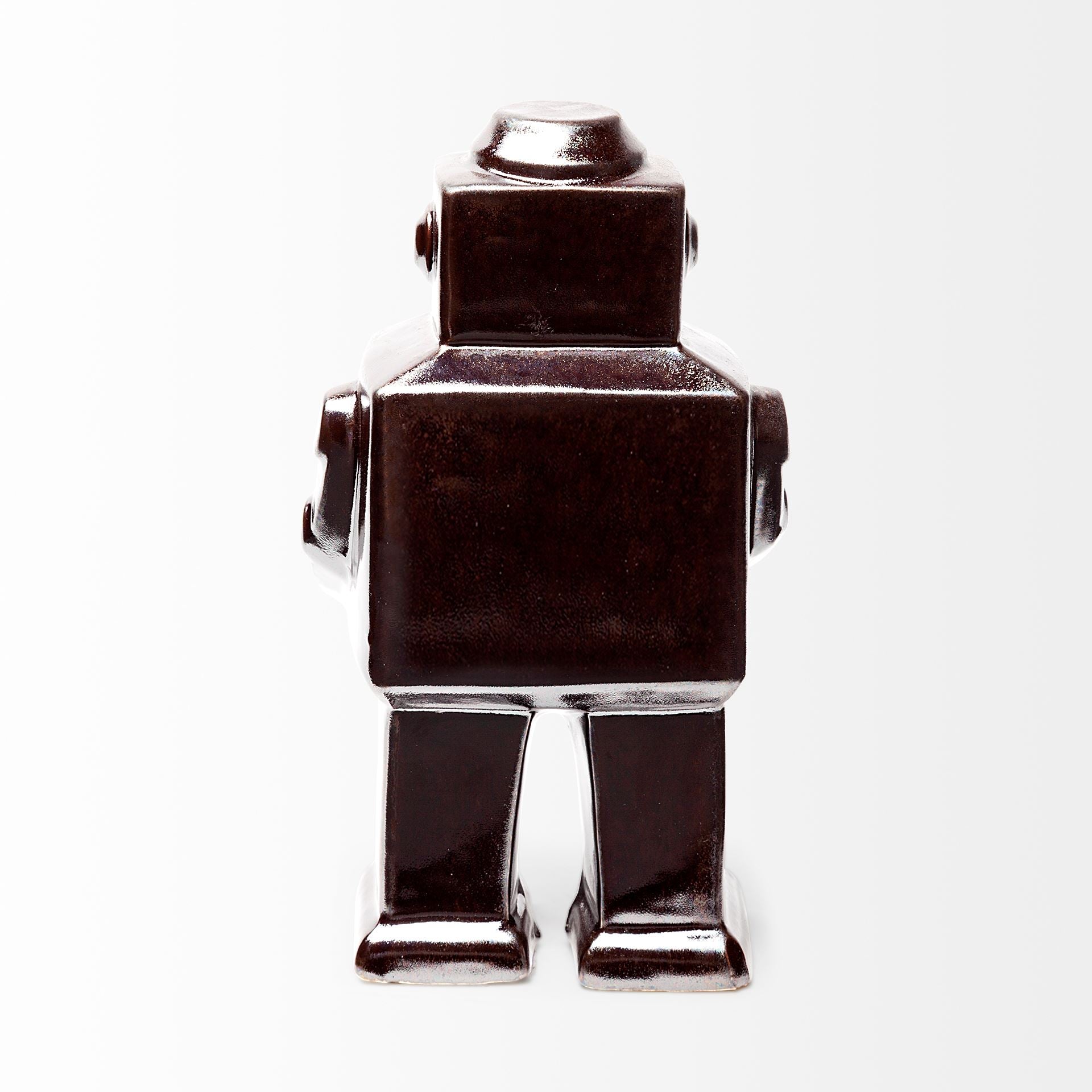 Robby Bronze Polished Robot