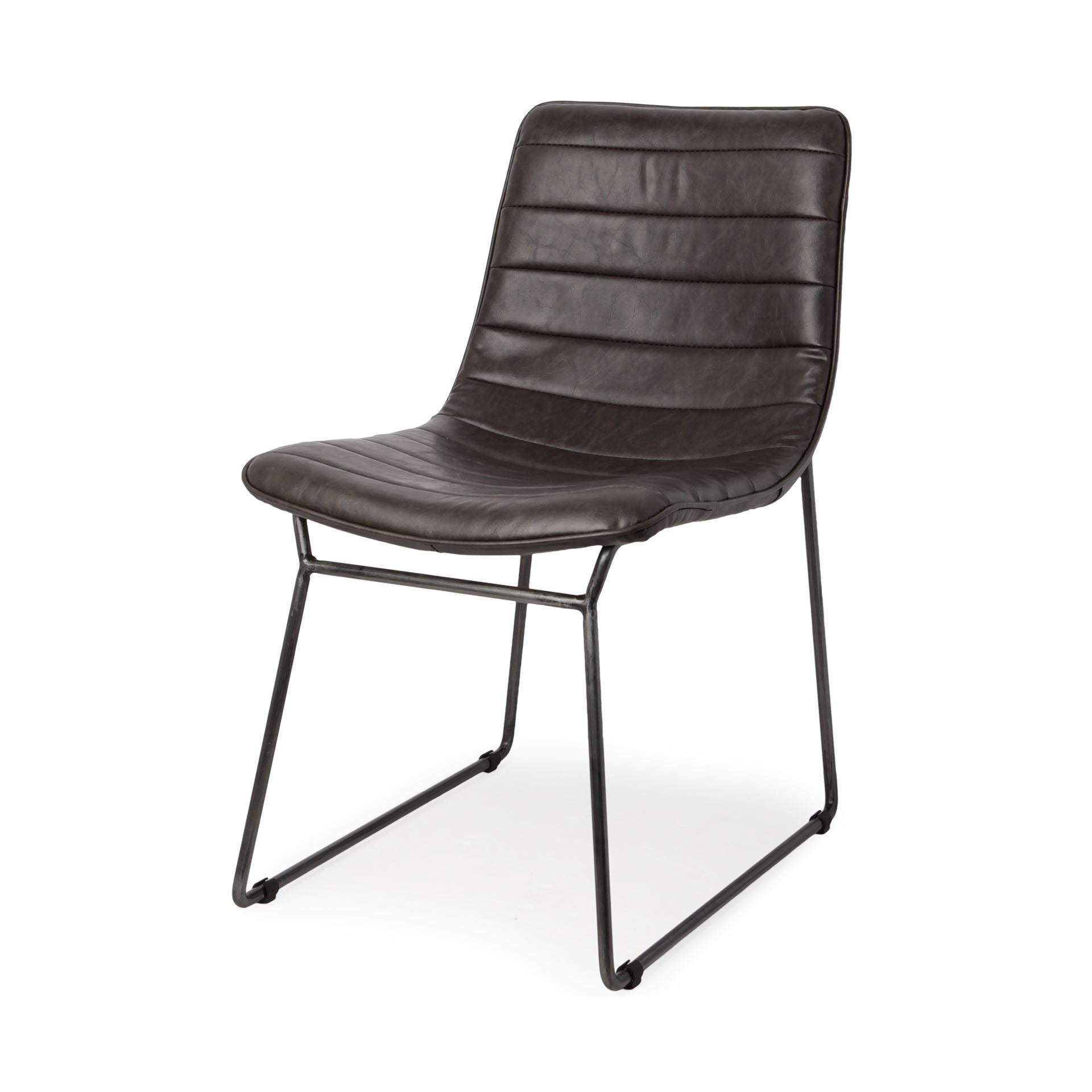 Thornton I Dark Brown Faux-Leather Seat Black Iron Frame Dining Chair Dining Chairs Mercana , Black Friday Sale Mercana Furniture Sale, Old Bones Co, Mid Century Furniture Sale, Four Hands Furniture, Black Friday Sale Thornton I Dark Brown Faux-Leather Seat Black Iron Frame Dining Chair,Gus Sale, Perigold Thornton I Dark Brown Faux-Leather Seat Black Iron Frame Dining Chair Dining Chairs Black Friday Sale , Perigold Sale Thornton I Dark Brown Faux-Leather Seat Black Iron Frame Dining Chair,Thornton I Dark B