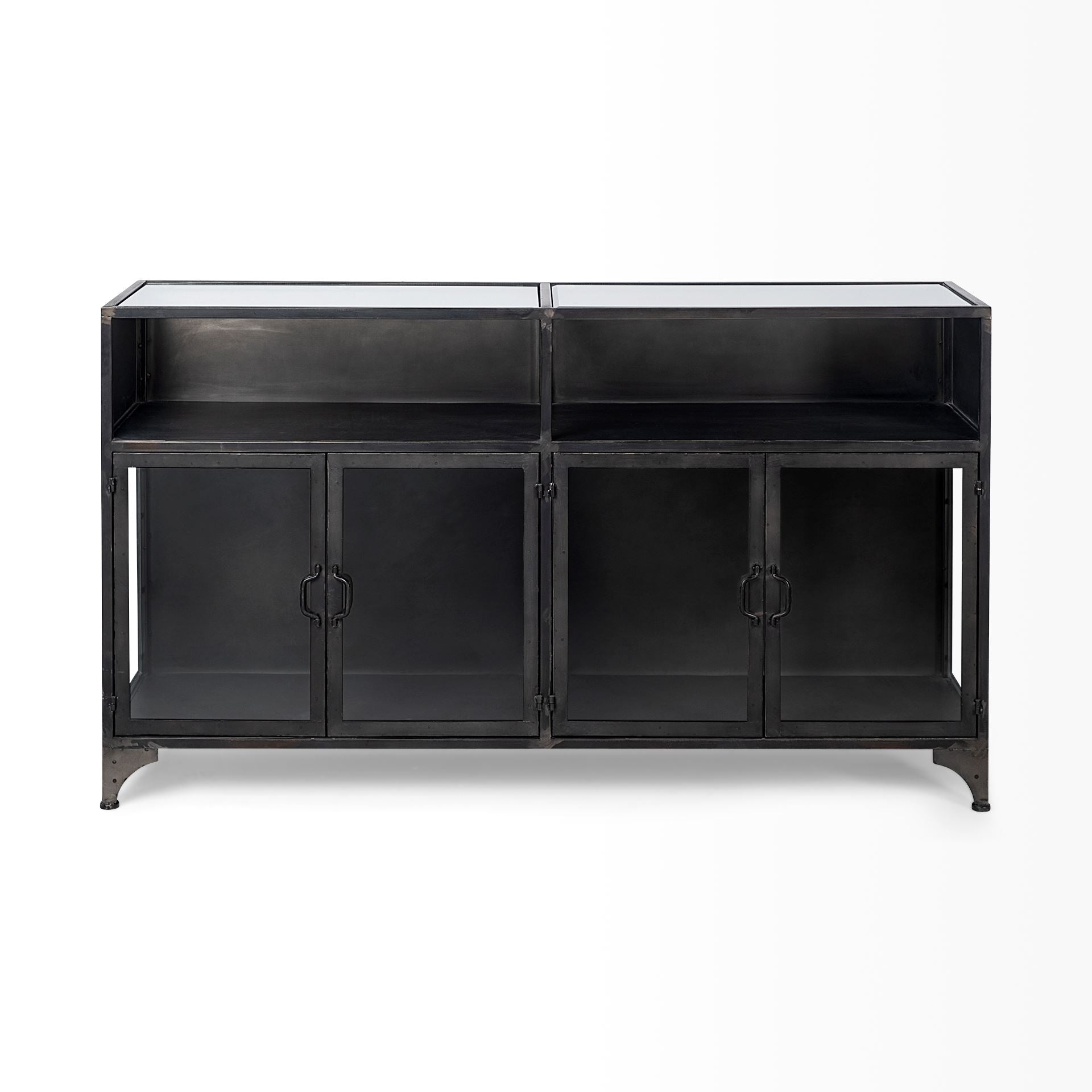 Pender Black Metal Glass Door Display Cabinet Credenzas & Sideboards Mercana , Black Friday Sale Mercana Furniture Sale, Old Bones Co, Mid Century Furniture Sale, Four Hands Furniture, Black Friday Sale Pender Black Metal Glass Door Display Cabinet,Gus Sale, Perigold Pender Black Metal Glass Door Display Cabinet Credenzas & Sideboards Black Friday Sale , Perigold Sale Pender Black Metal Glass Door Display Cabinet,Pender Black Metal Glass Door Display Cabinet Lulu and Georgia, Burke Decor Sale Pender Black M