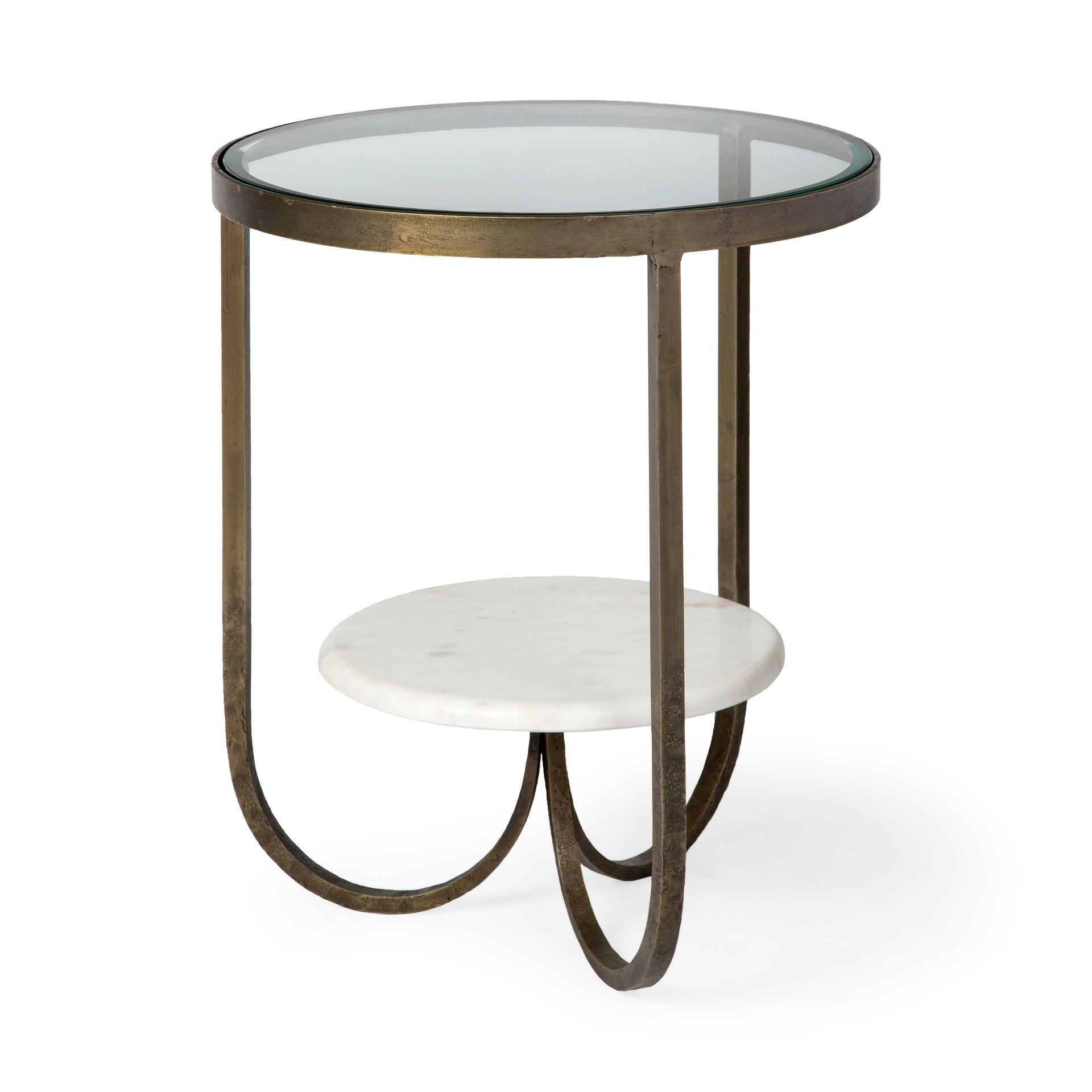 Reinhardt Round Glass Top Metal and Marble Detail End/Side Table Side & End Tables Mercana , Black Friday Sale Mercana Furniture Sale, Old Bones Co, Mid Century Furniture Sale, Four Hands Furniture, Black Friday Sale Reinhardt Round Glass Top Metal and Marble Detail End/Side Table,Gus Sale, Perigold Reinhardt Round Glass Top Metal and Marble Detail End/Side Table Side & End Tables Black Friday Sale , Perigold Sale Reinhardt Round Glass Top Metal and Marble Detail End/Side Table,Reinhardt Round Glass Top Met