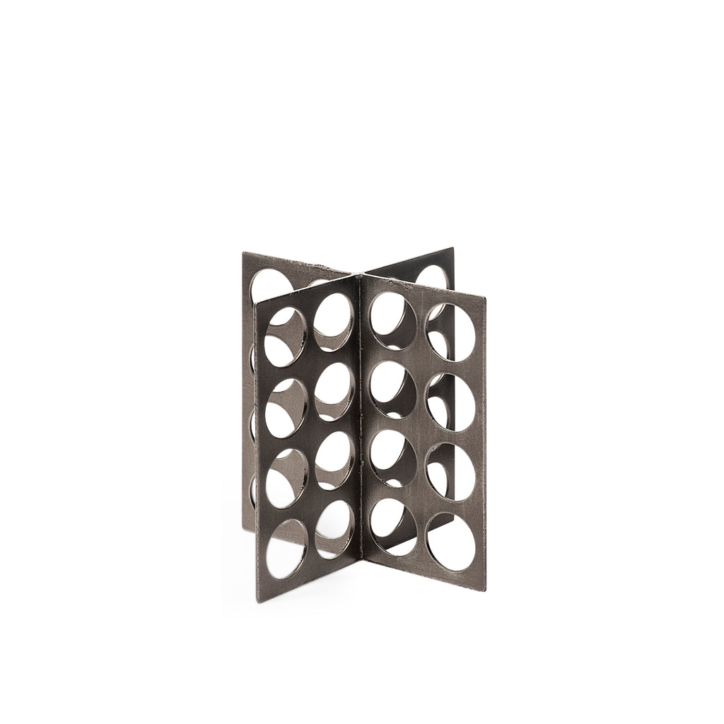 Fletcher Gray Metal Abstract Decorative Object