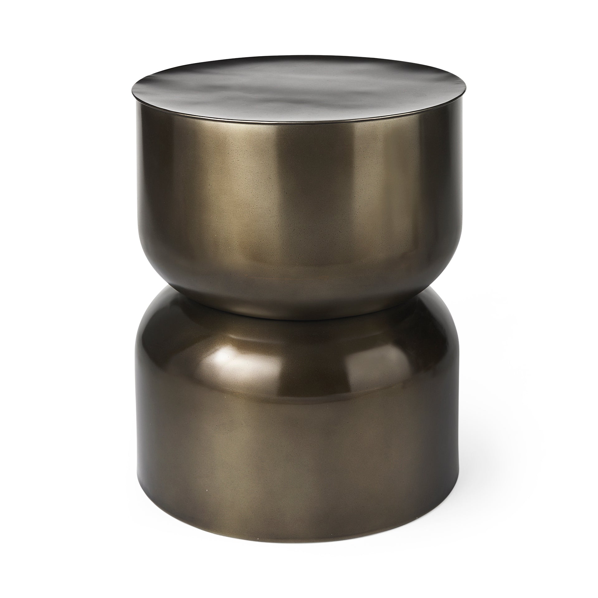 Catriona Gold Accent Hourglass Table