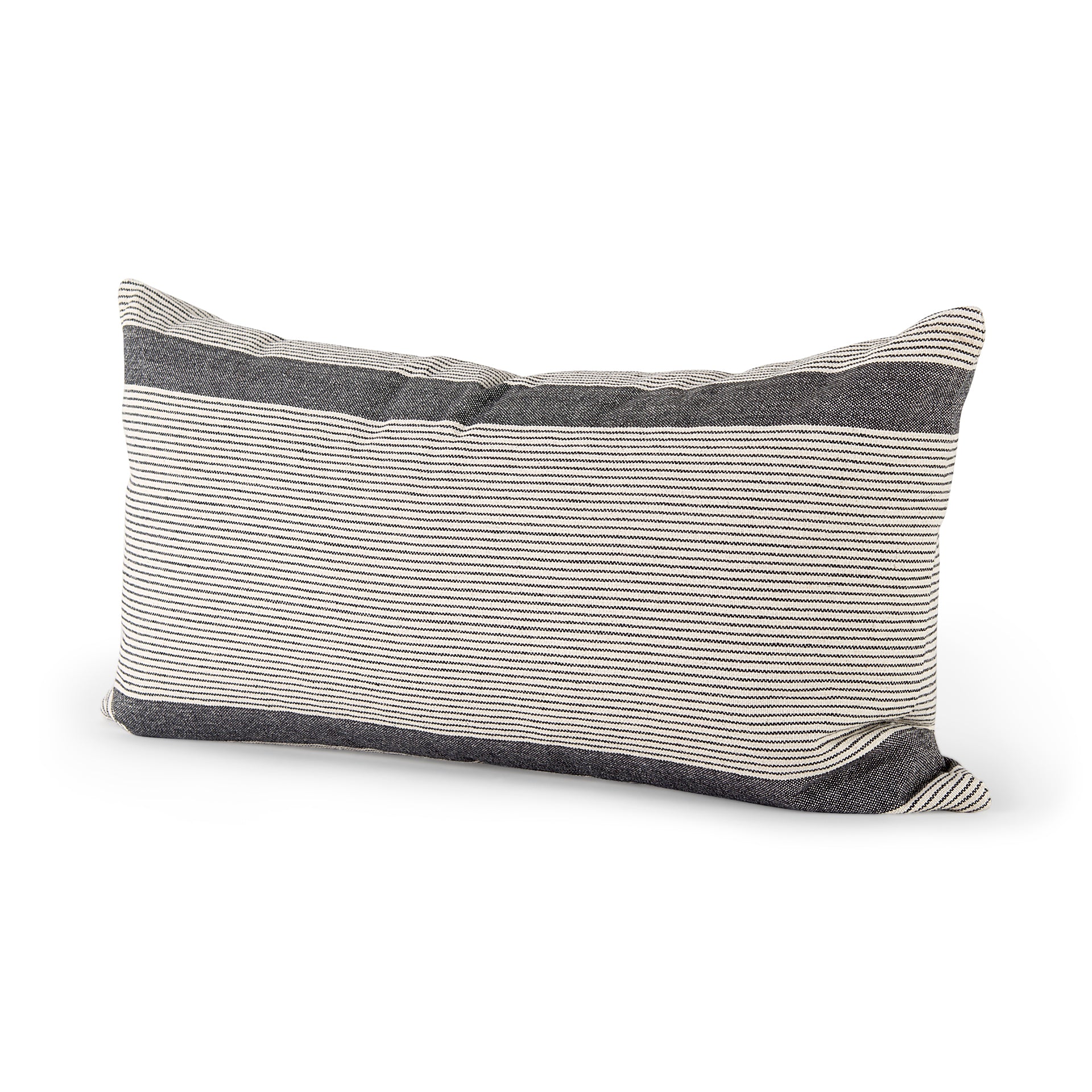 Nancy Beige With Black Stripe Detail Decorative Pillow Cover