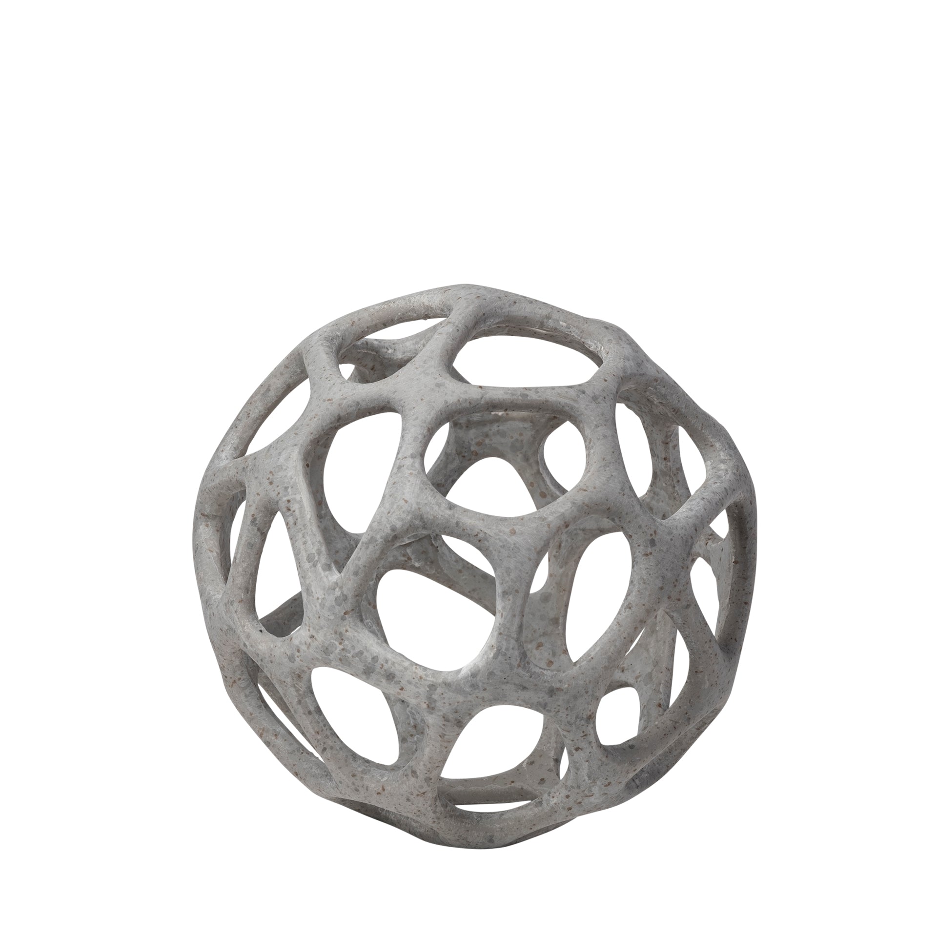 Spiro Off-White Hollow Decorative Orb