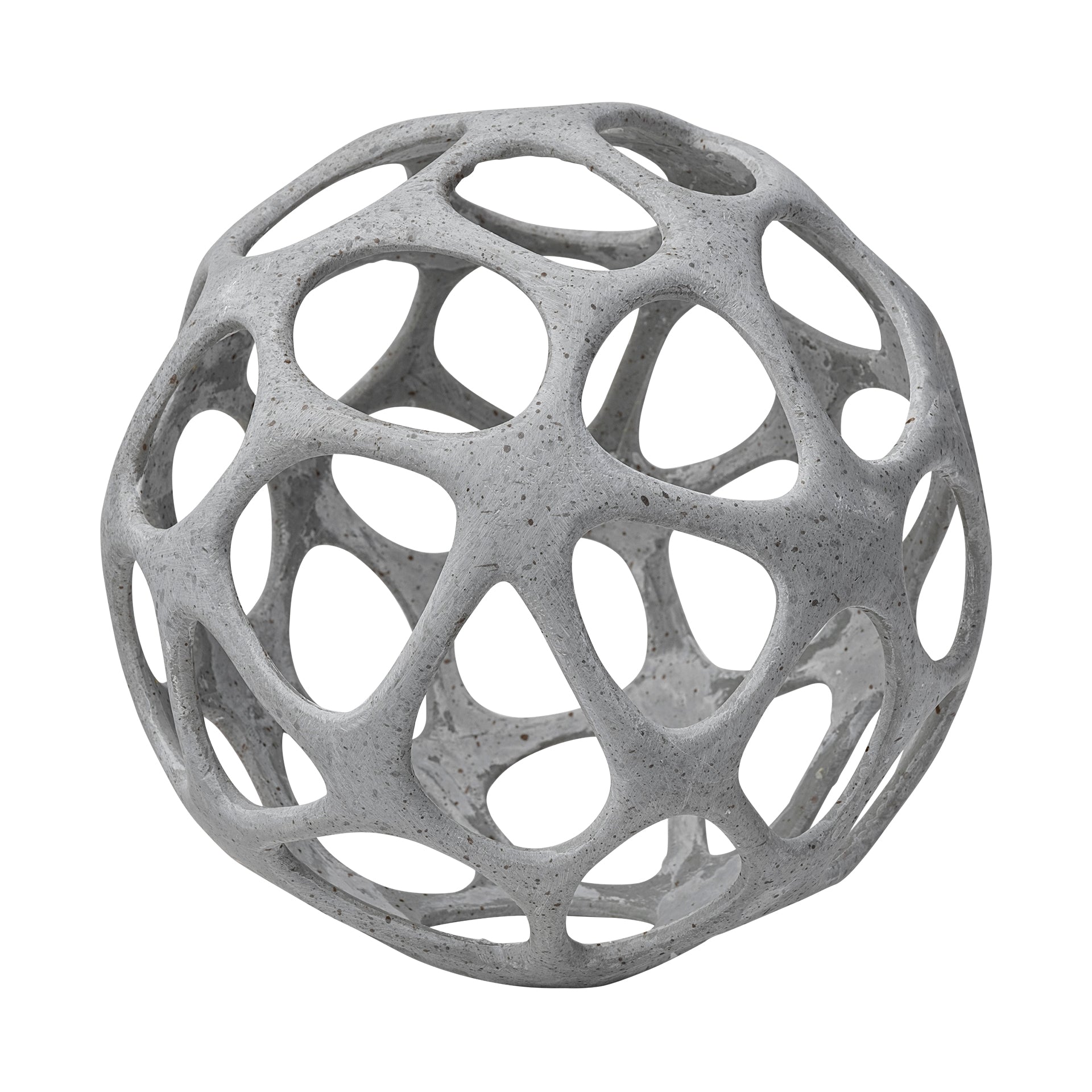 Spiro Off-White Hollow Decorative Orb