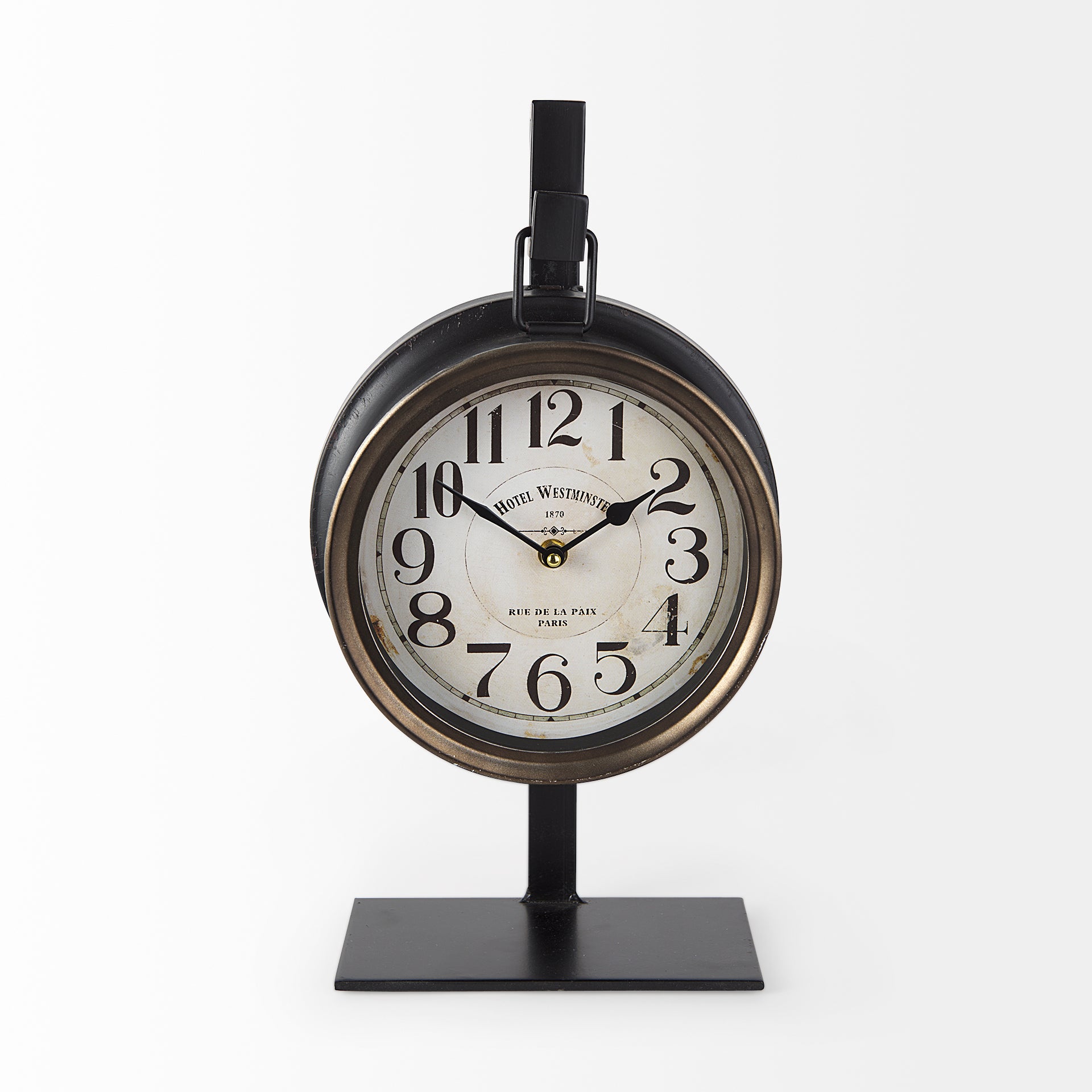 Taxz Metallic Brown Metal Hanging Table Clock Table Clocks Mercana , Black Friday Sale Mercana Furniture Sale, Old Bones Co, Mid Century Furniture Sale, Four Hands Furniture, Black Friday Sale Taxz Metallic Brown Metal Hanging Table Clock,Gus Sale, Perigold Taxz Metallic Brown Metal Hanging Table Clock Table Clocks Black Friday Sale , Perigold Sale Taxz Metallic Brown Metal Hanging Table Clock,Taxz Metallic Brown Metal Hanging Table Clock Lulu and Georgia, Burke Decor Sale Taxz Metallic Brown Metal Hanging 